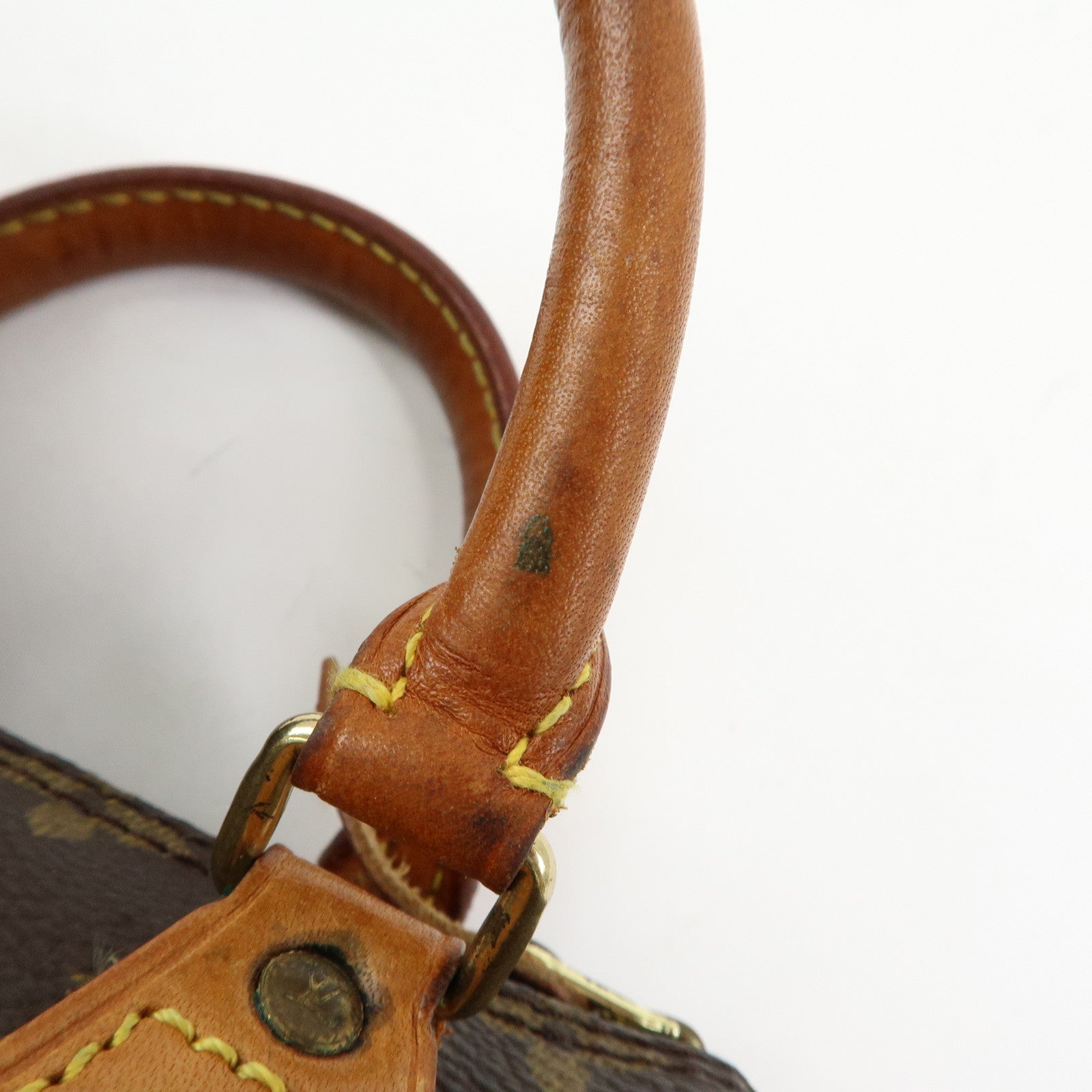 Louis Vuitton Monogram Mini Speedy Hand Bag Brown M41534