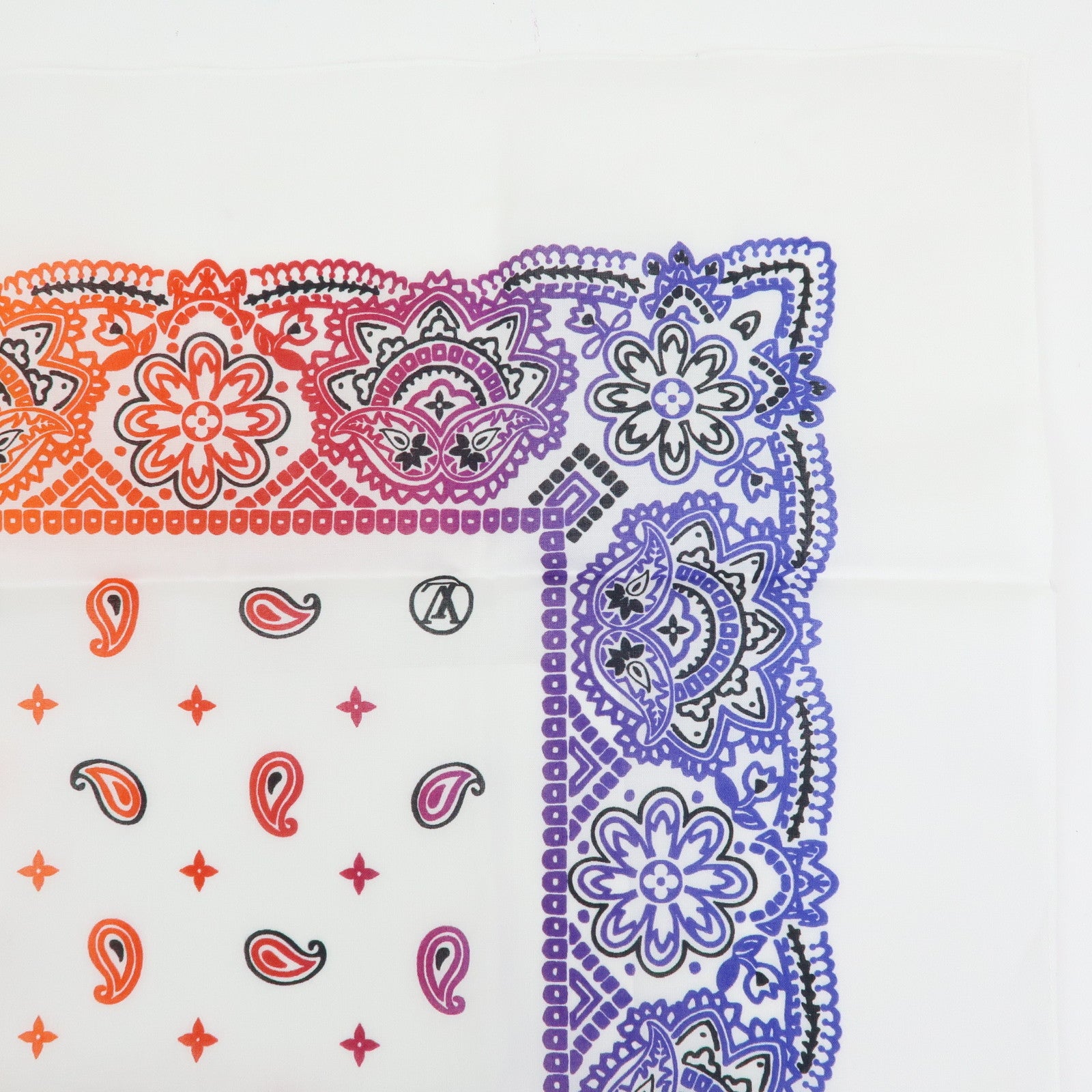Louis Vuitton Cotton100% FRAGMENT DESIGN Scarf Bandana M73745