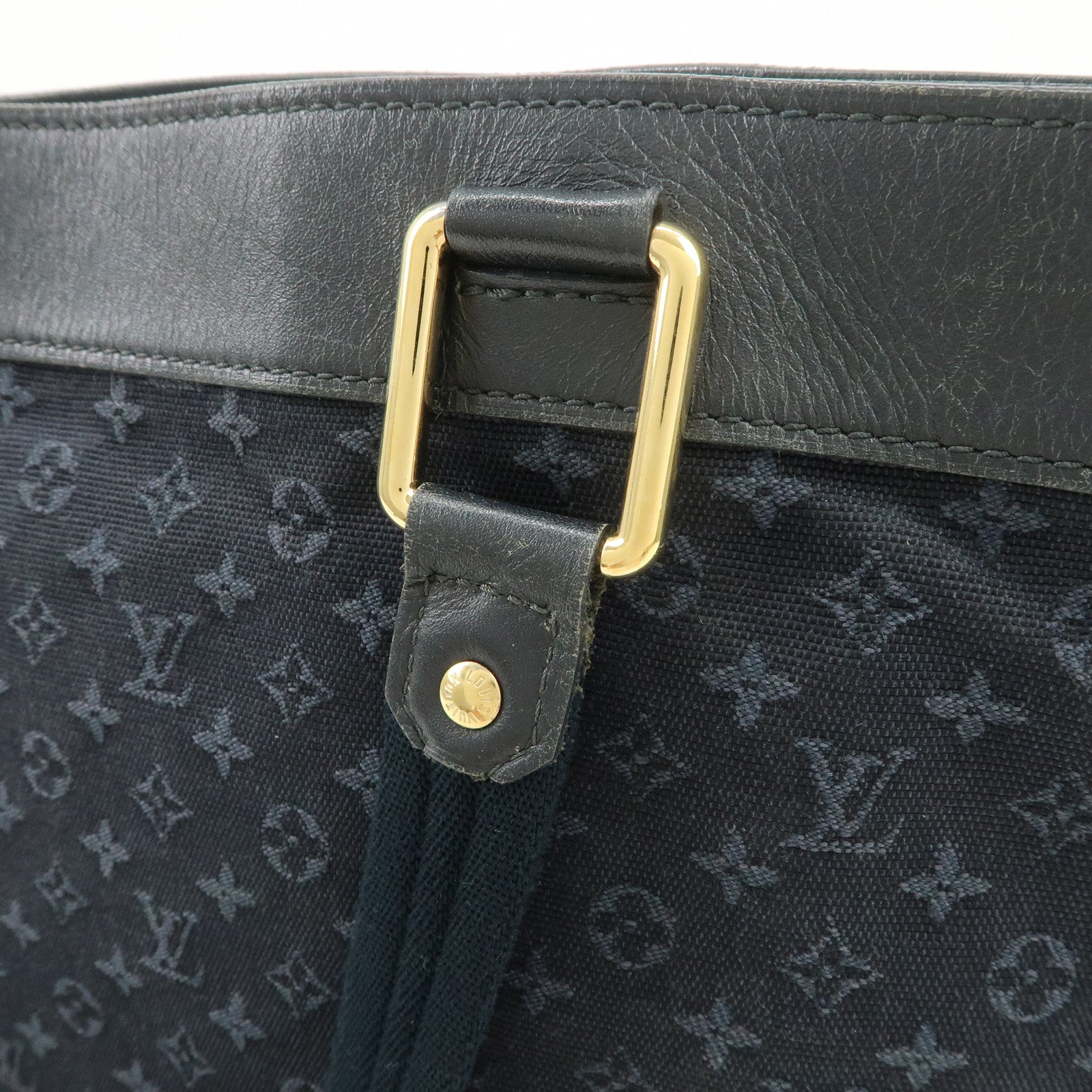Louis Vuitton Monogram Mini Canvas Lucille GM Tote Bag Blue M92679