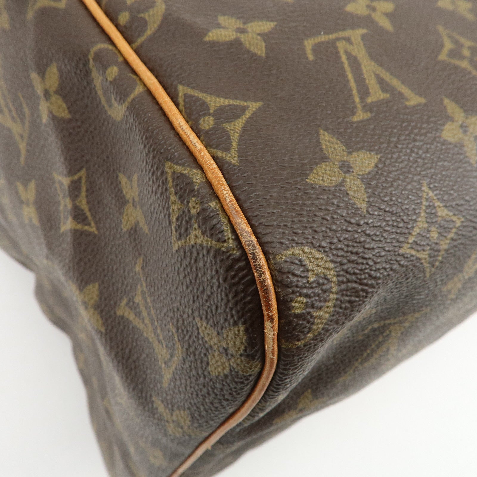 Louis Vuitton Monogram Sac Souple 55 Boston Bag Brown M41622