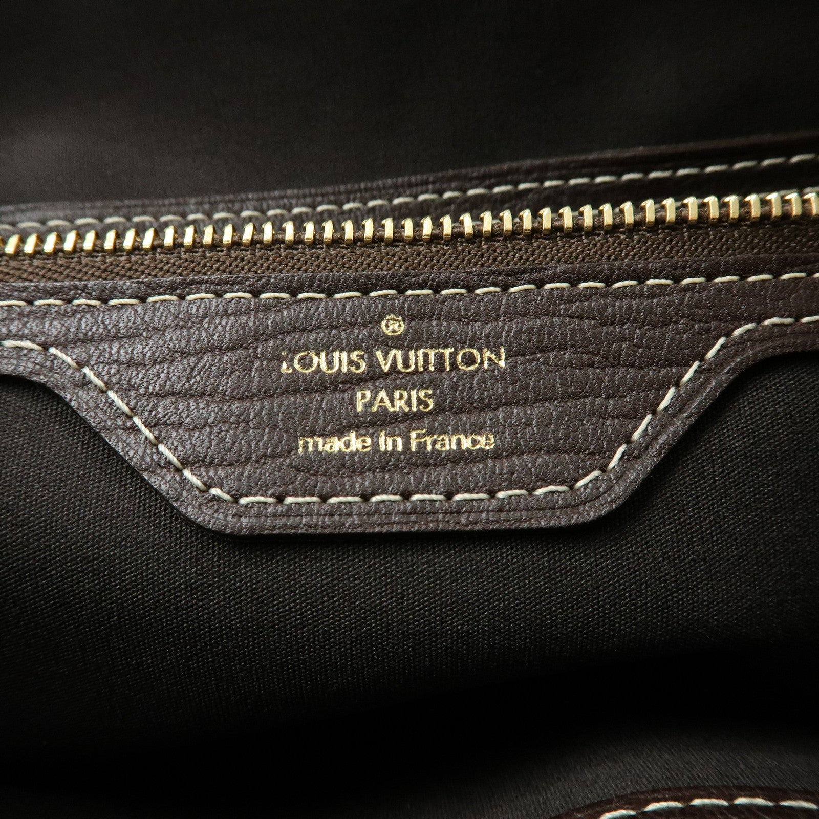 Louis Vuitton Monogram Mini Lin Bucket PM Tote Bag Ebene M95226