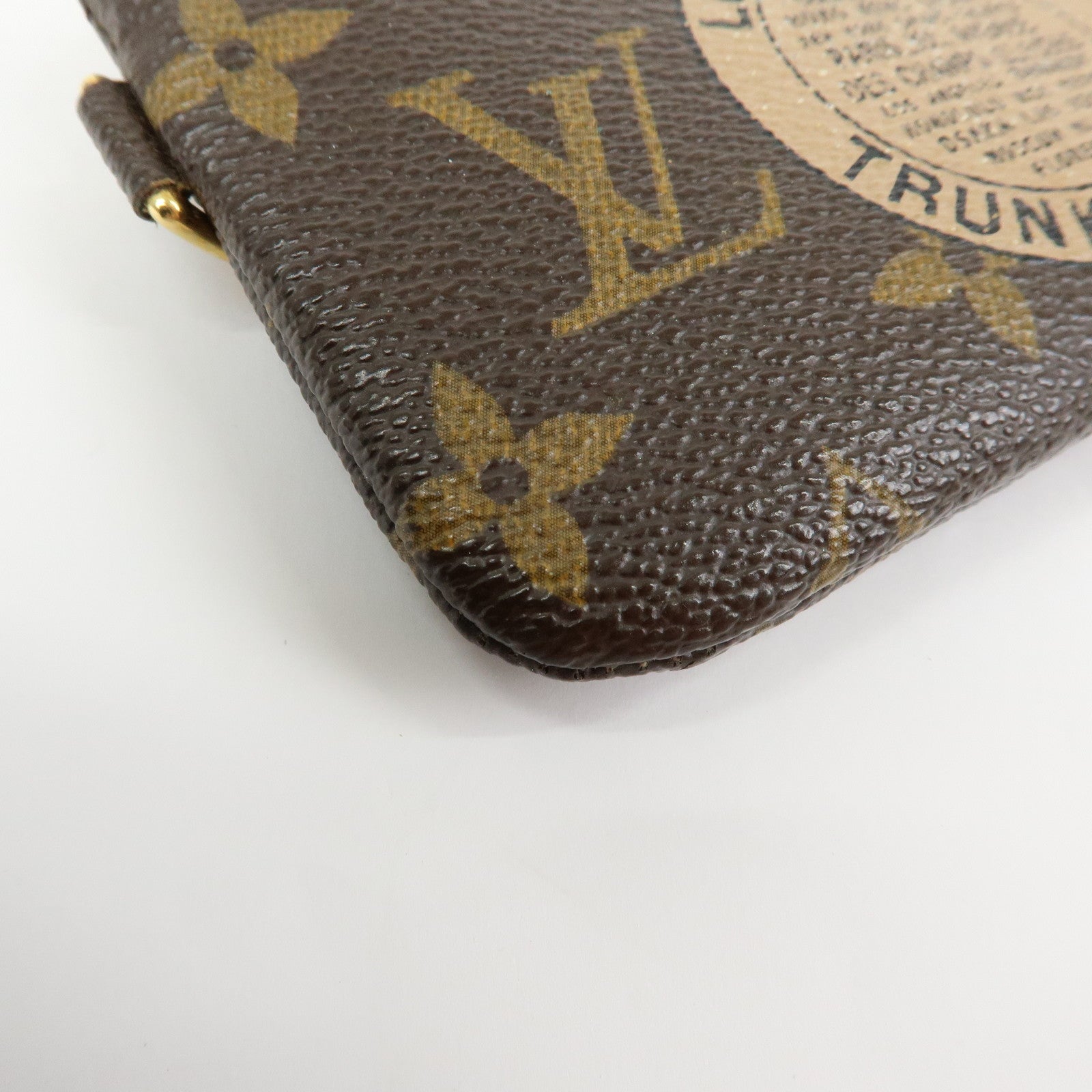 Louis Vuitton Monogram Pochette Cles Complis T&B Coin Case M58025