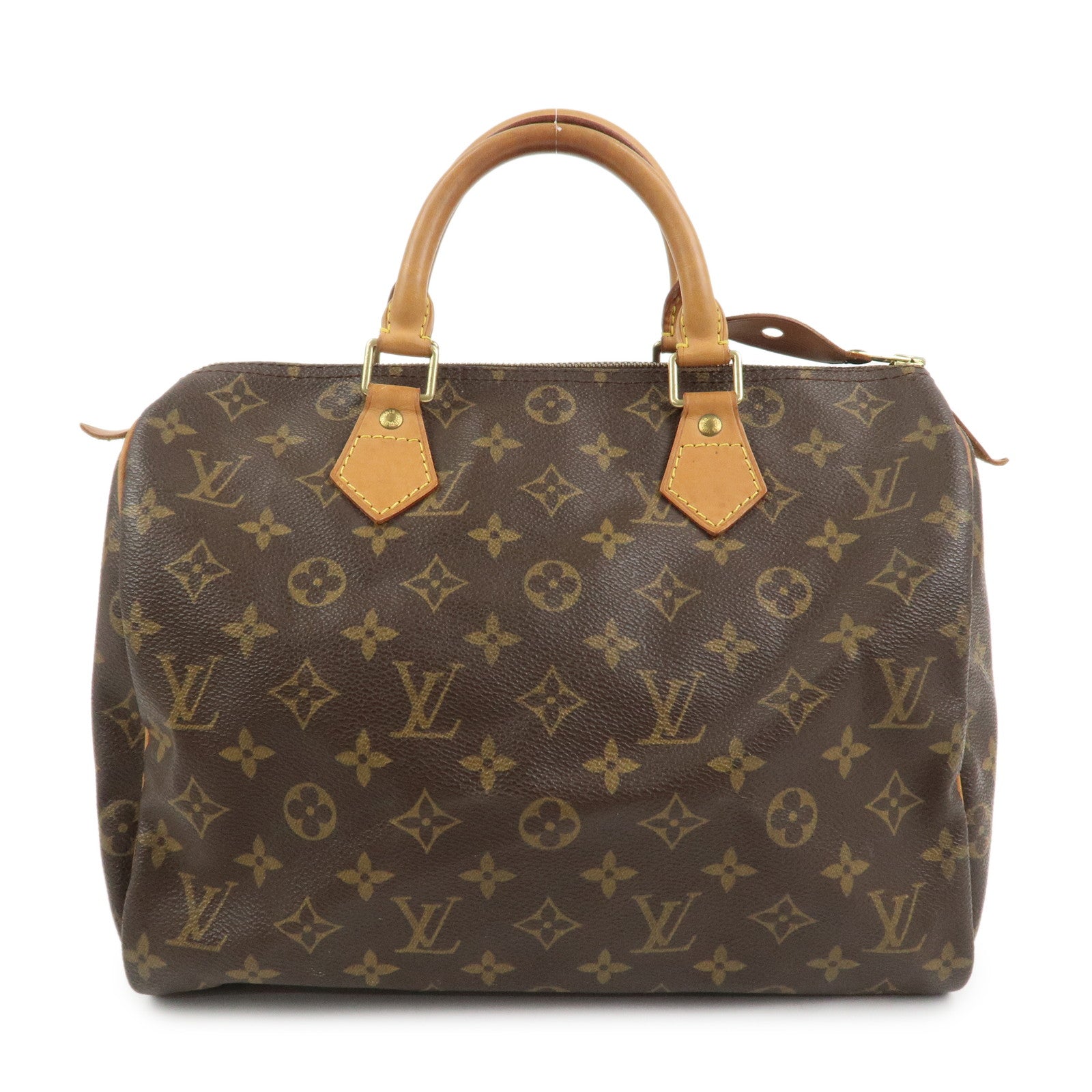 Louis Vuitton Monogram Speedy 30 Boston Bag Hand Bag Brown M41526