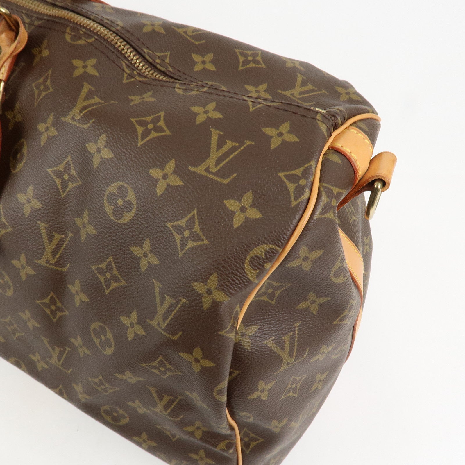 Louis Vuitton Monogram Keep All Bandouliere 55 Boston Bag M41414