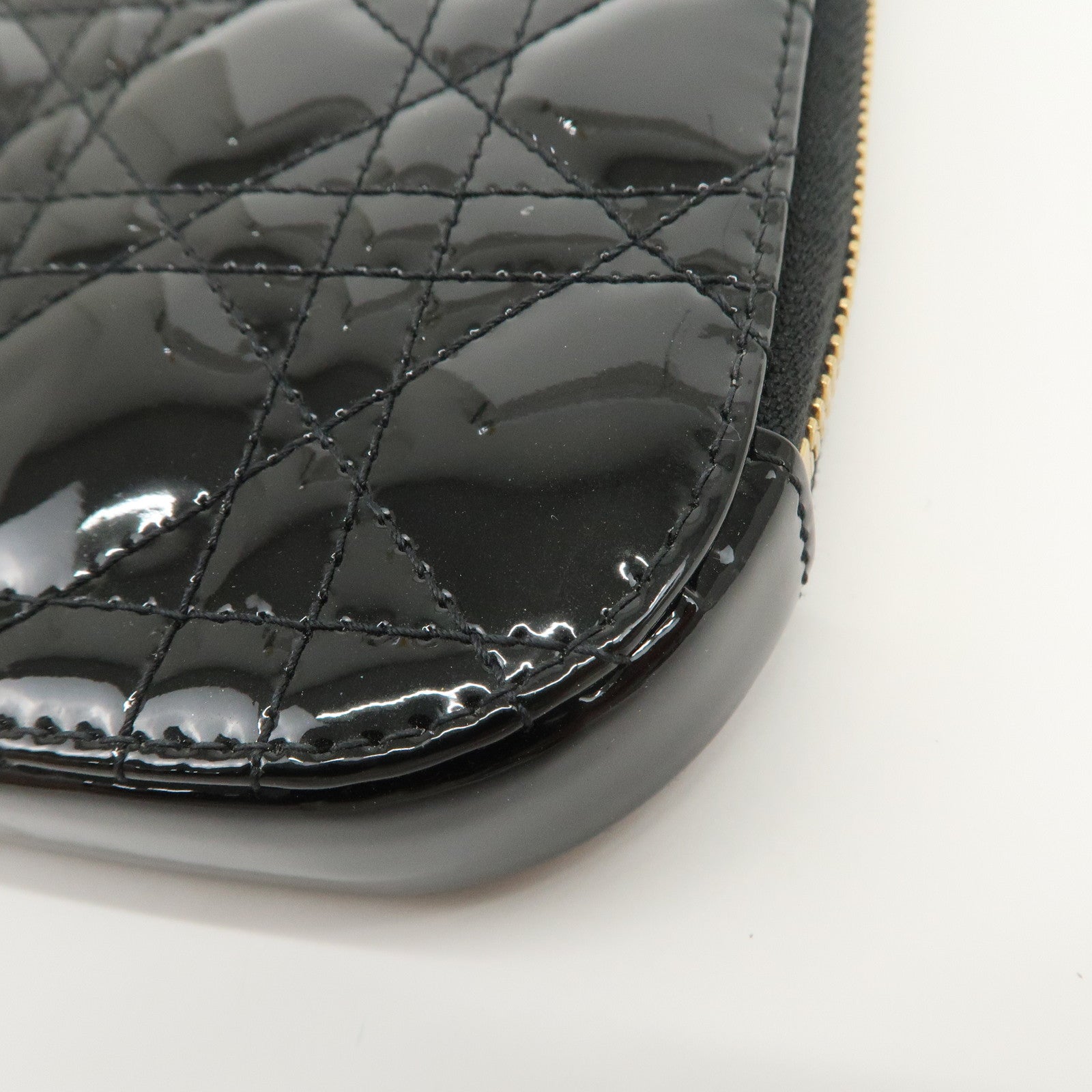 Christian Dior Lady Dior Cannage Call'in Dior Phone Case Black