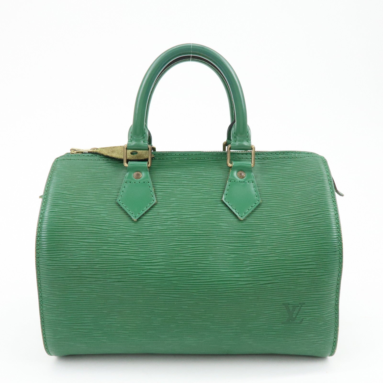 Louis Vuitton Epi Speedy 25 Hand Bag Boston Bag Borneo Green M43014