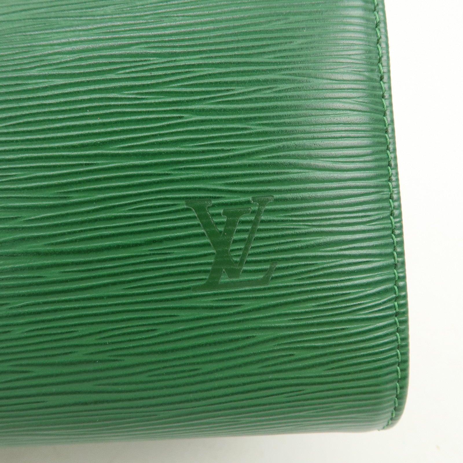 Louis Vuitton Epi Speedy 30 Hand Bag Boston Bag Borneo Green M43004 Used