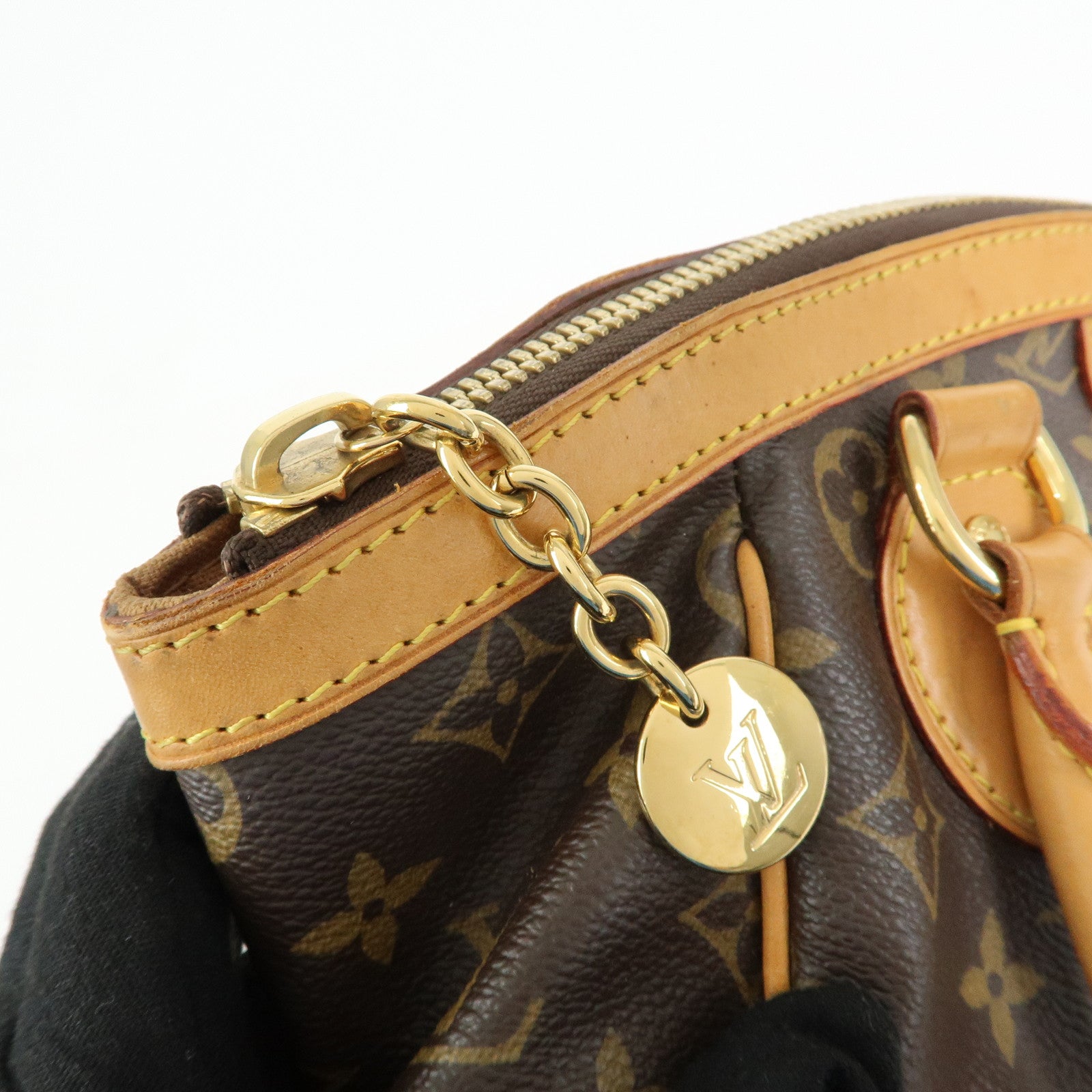 Louis Vuitton Monogram Tivoli PM Hand Bag Shoulder Bag Brown M40143