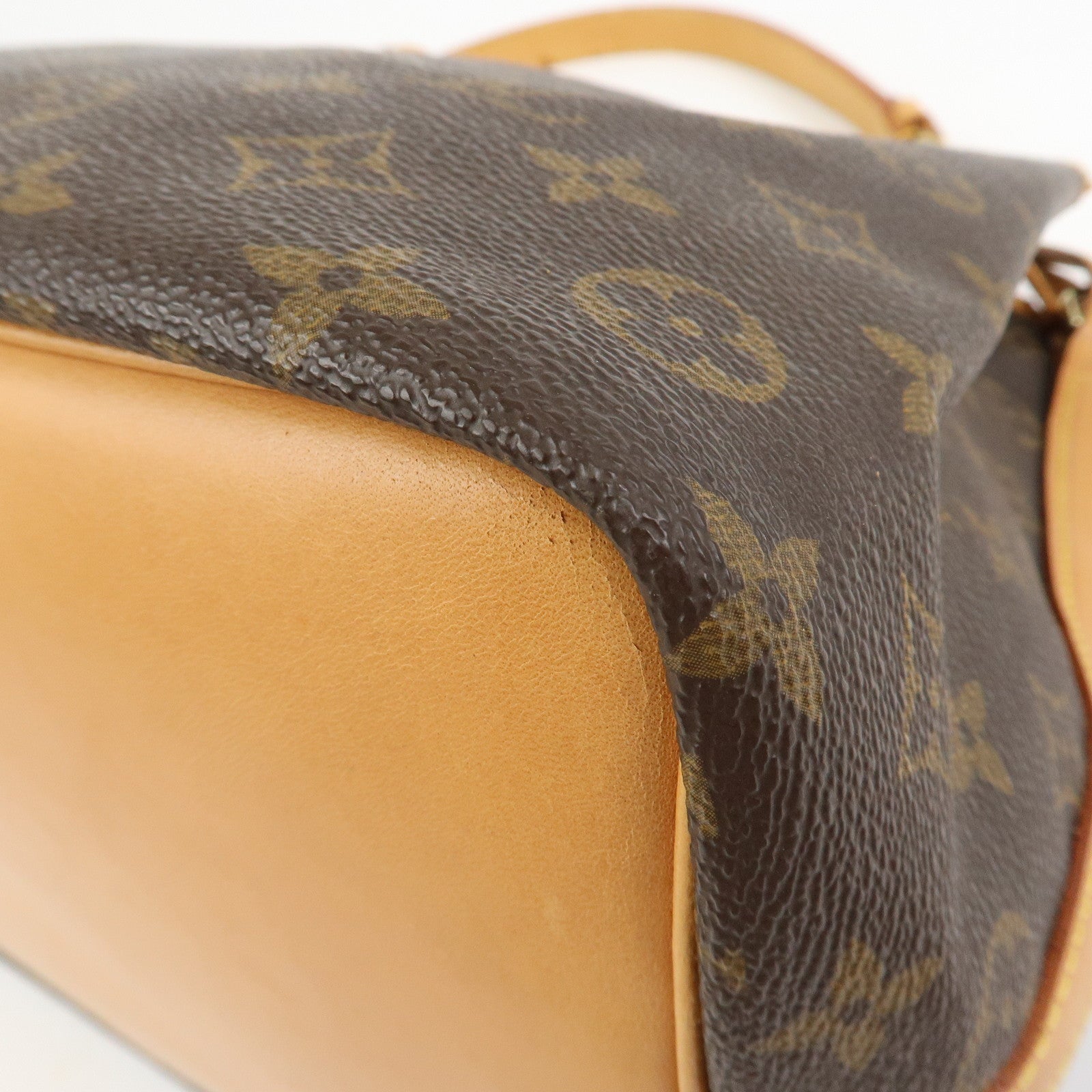 Louis Vuitton Monogram Petit Noe Shoulder Bag Brown M42226
