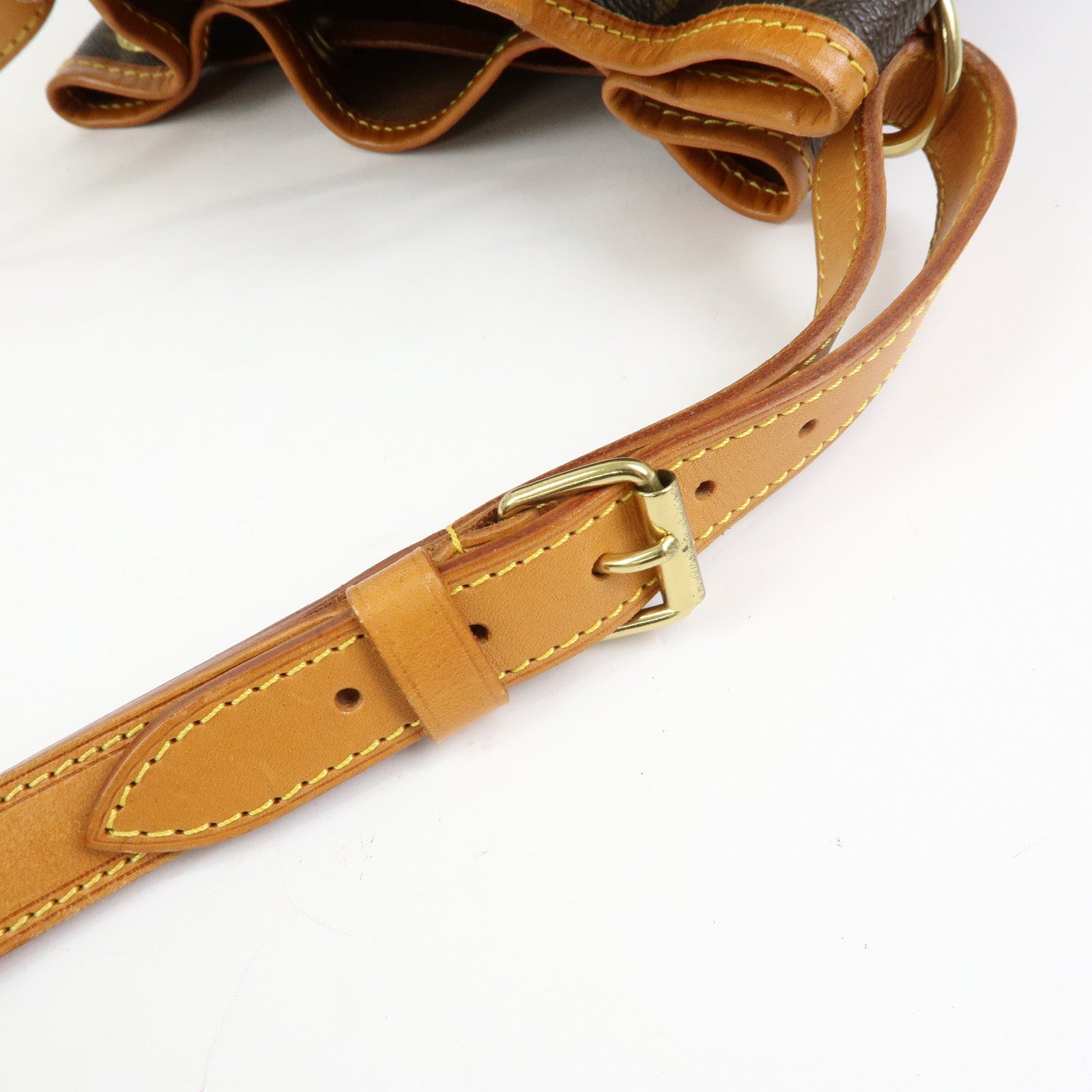 Louis Vuitton Monogram Petit Noe Shoulder Bag Brown M42226