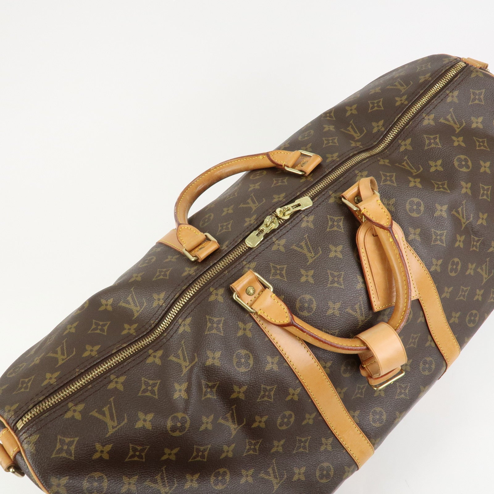 Louis Vuitton Monogram Keep All Bandouliere 60 Boston Bag M41412