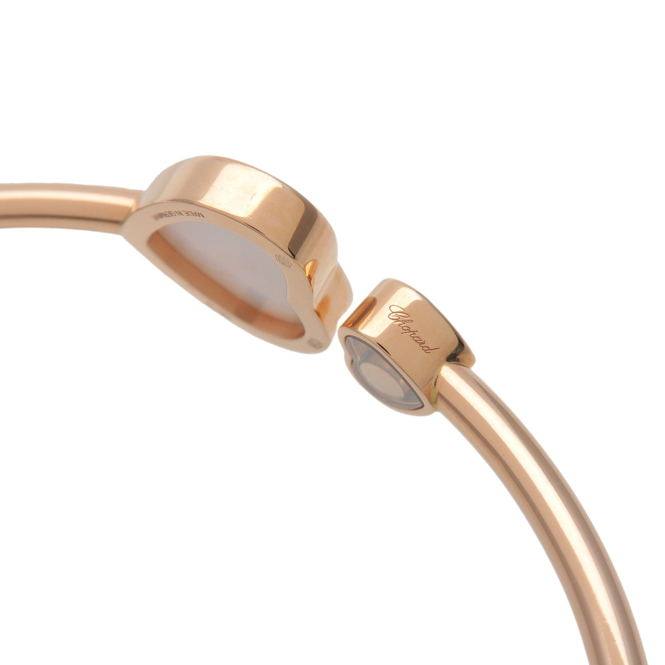 Chopard Happy Heart Diamond Pearl Bangle K18PG Rose Gold 857482