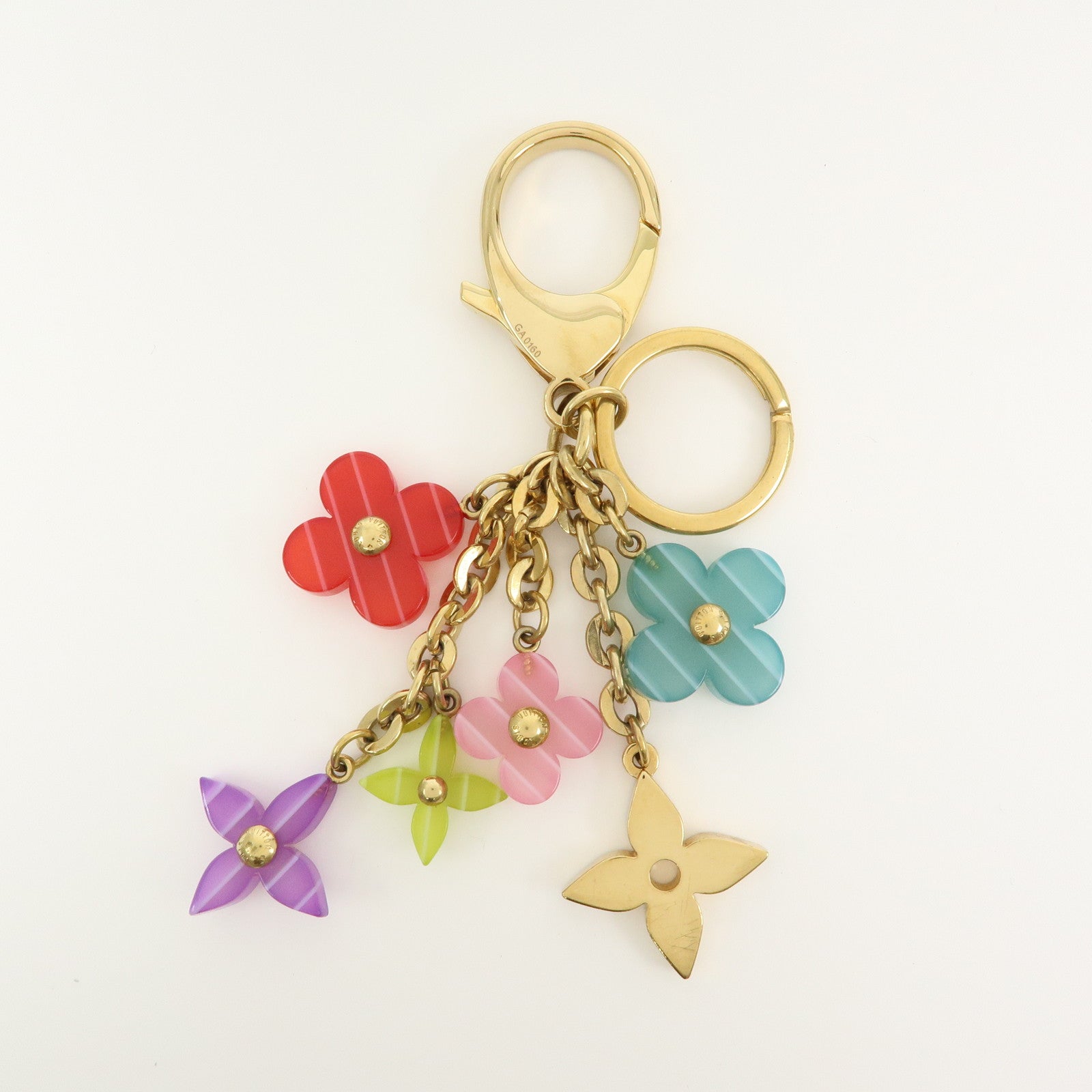 Louis Vuitton Porte Cles Pop Flower Key Chain Multicolor M66144