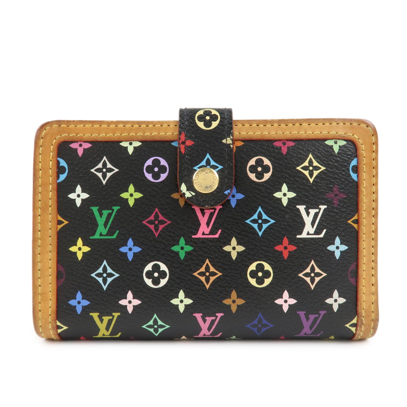 Louis Vuitton Monogram Multicolor Portefeuille Viennois Noir M92988