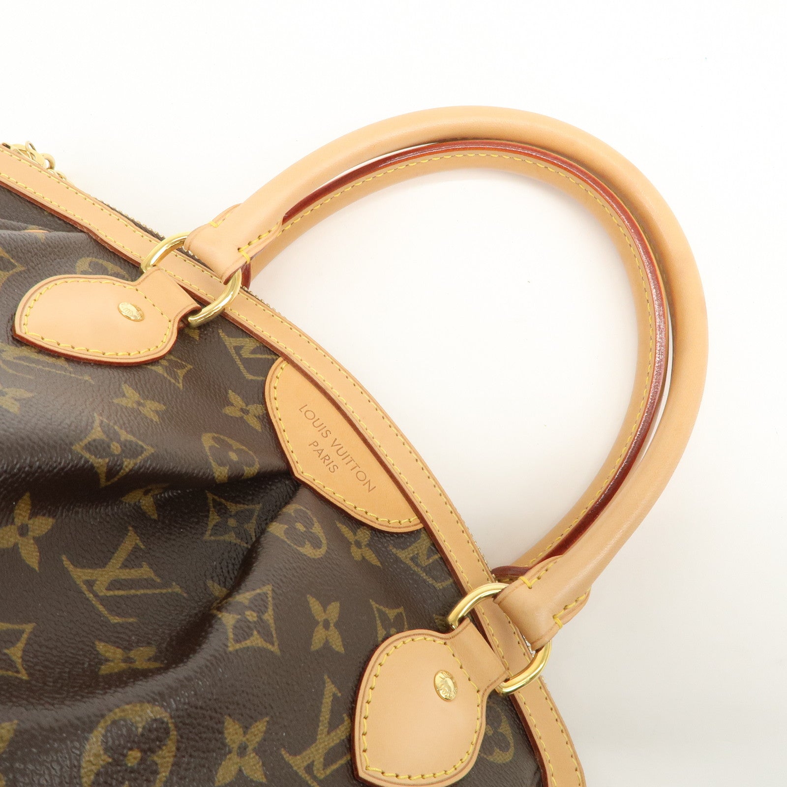 Louis Vuitton Monogram Tivoli PM Hand Bag Shoulder Bag Brown M40143