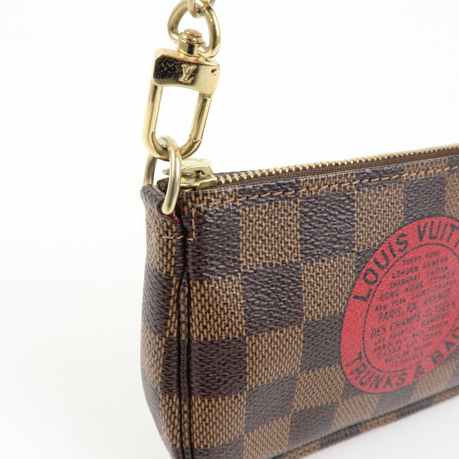 Louis Vuitton Damier T&B Mini Pochette Accessoires Pouch N58011
