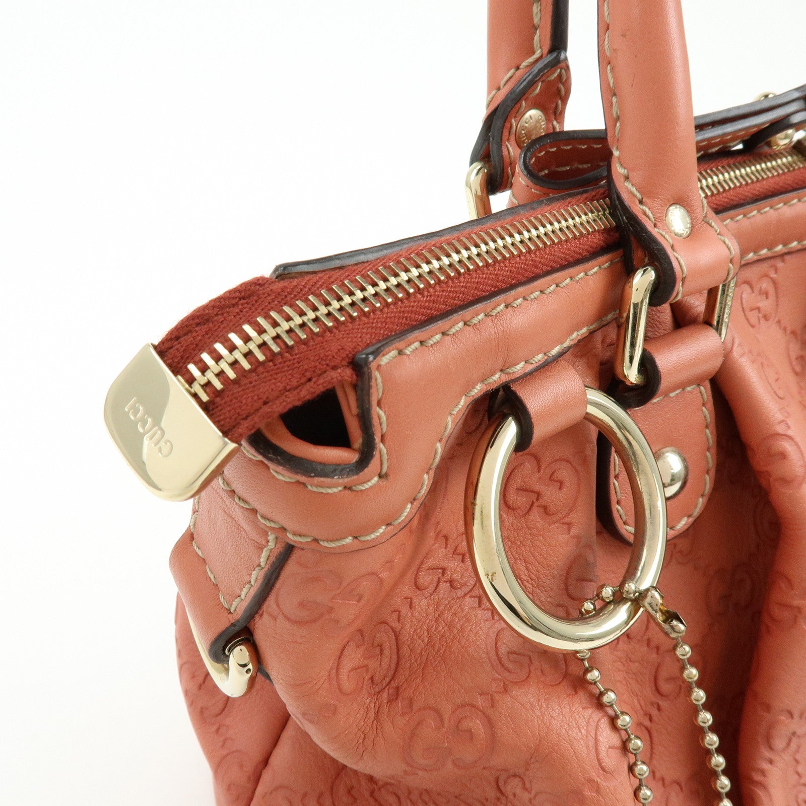 GUCCI Interlocking G Guccissima Leather 2Way Shoulder Bag 247902
