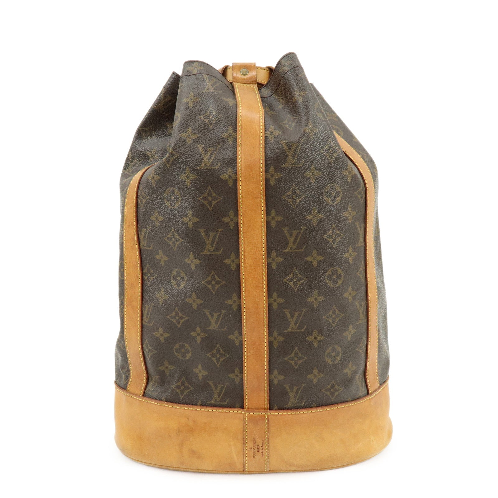 Louis Vuitton Monogram Randonnee GM Shoulder Bag Brown M42244