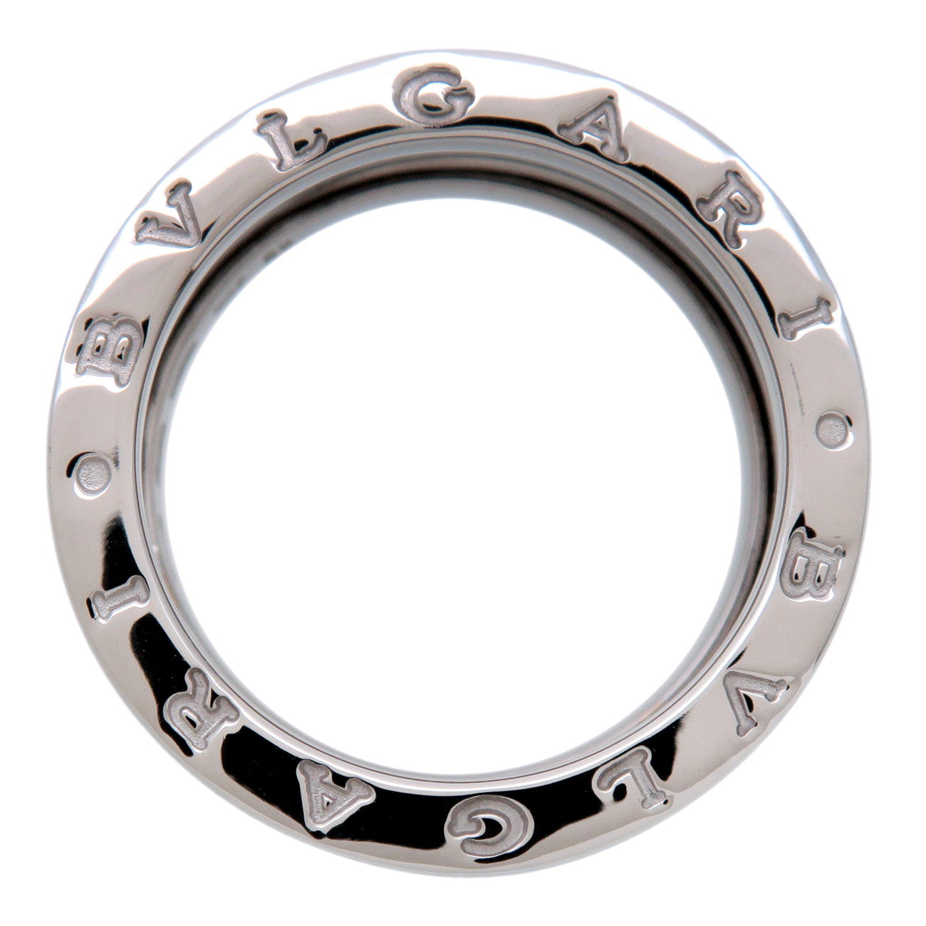 BVLGARI B-Zero1 3Band Ring K18 750WG White Gold #50 US 5 HK 11