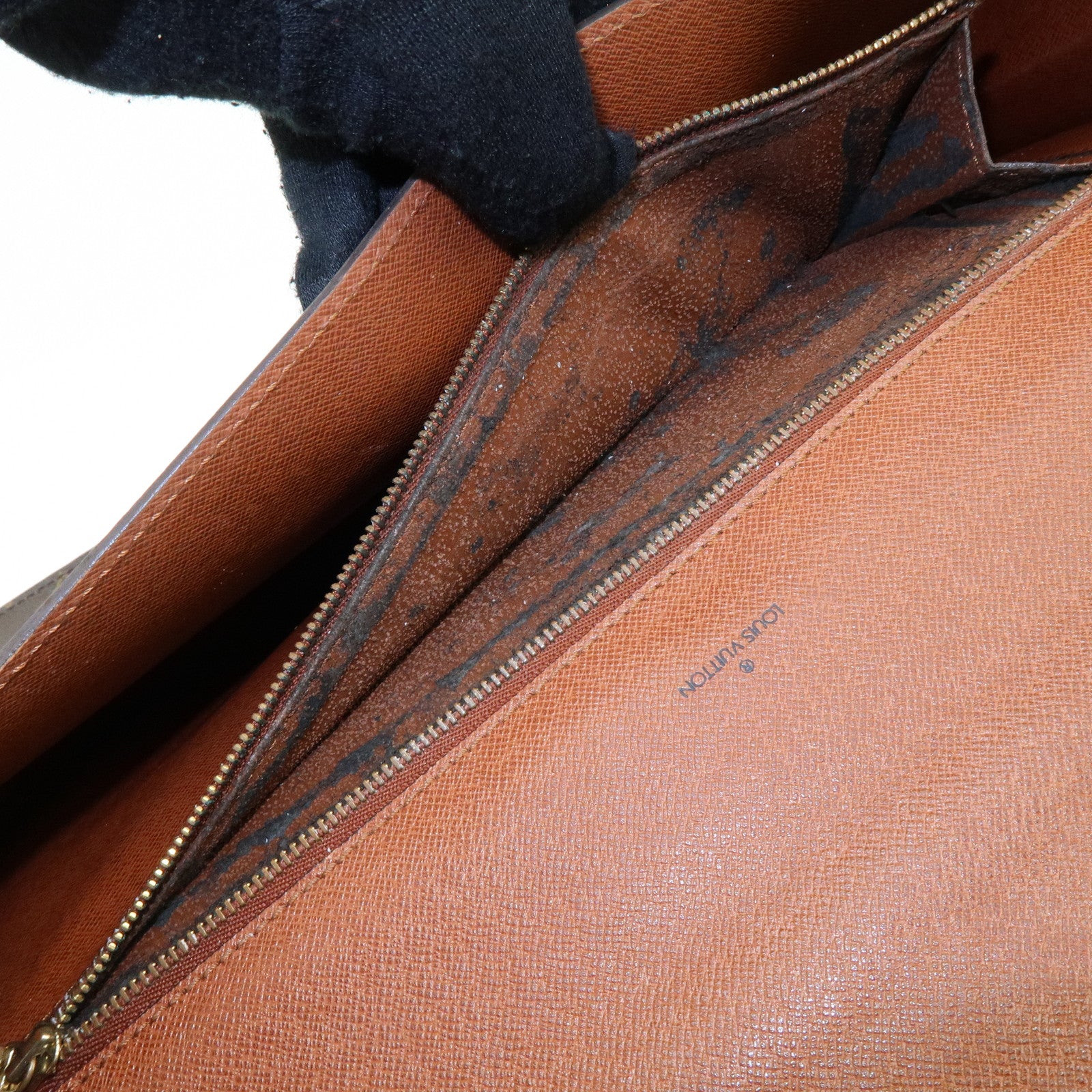 Louis Vuitton Monogram Porte Documents Bandoulière Brown M53338