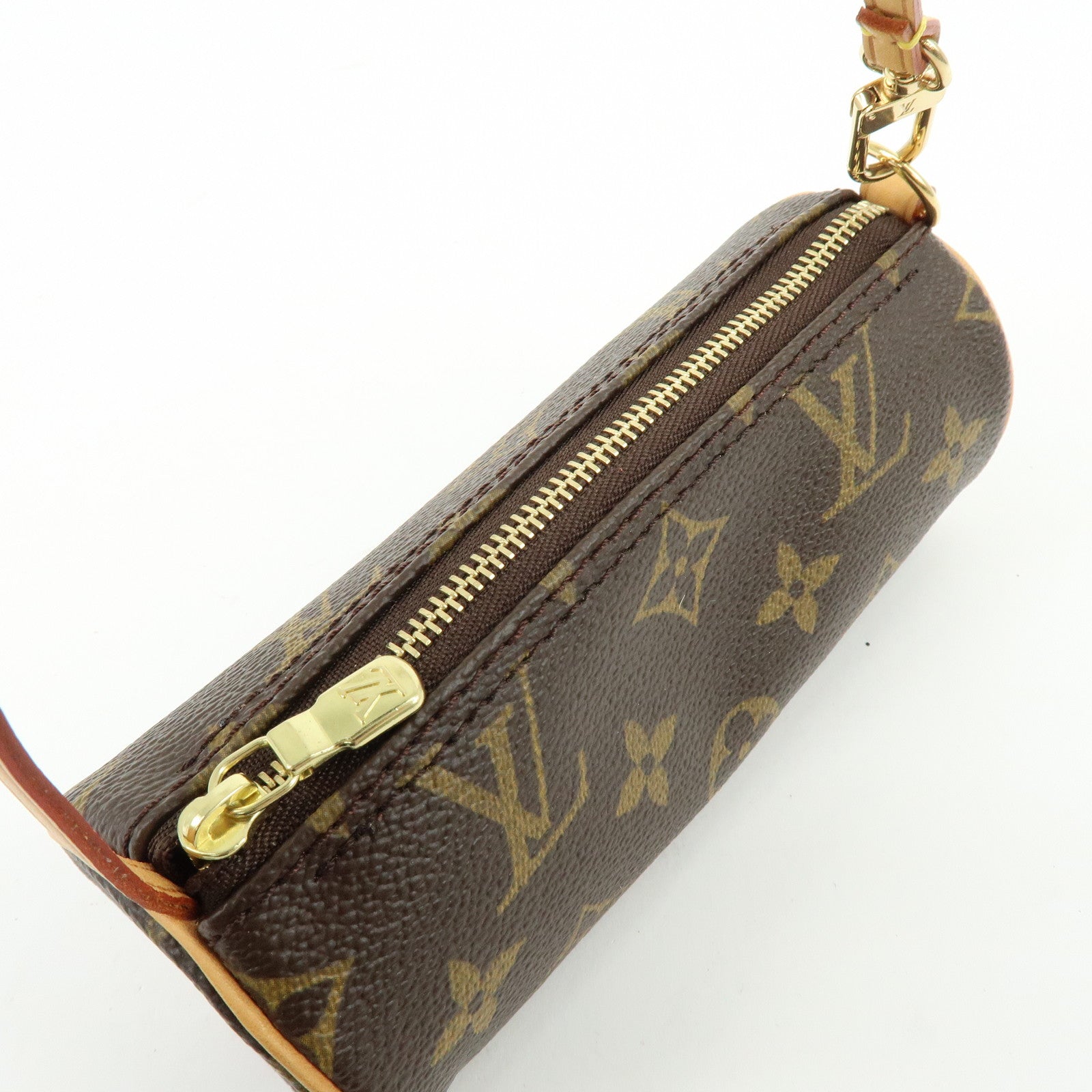 Louis Vuitton Monogram Canvas Mini Pouch for Papillon Bag Brown