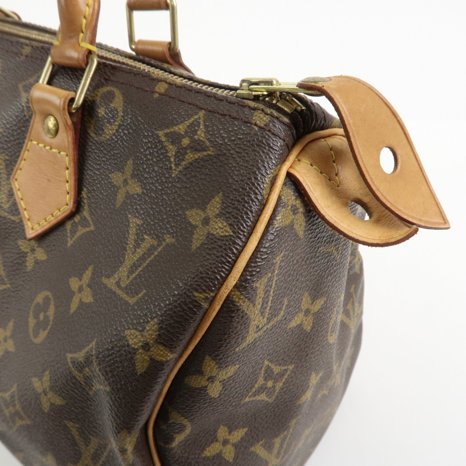 Louis Vuitton Monogram Speedy 30 Boston Bag Hand Bag Brown M41526