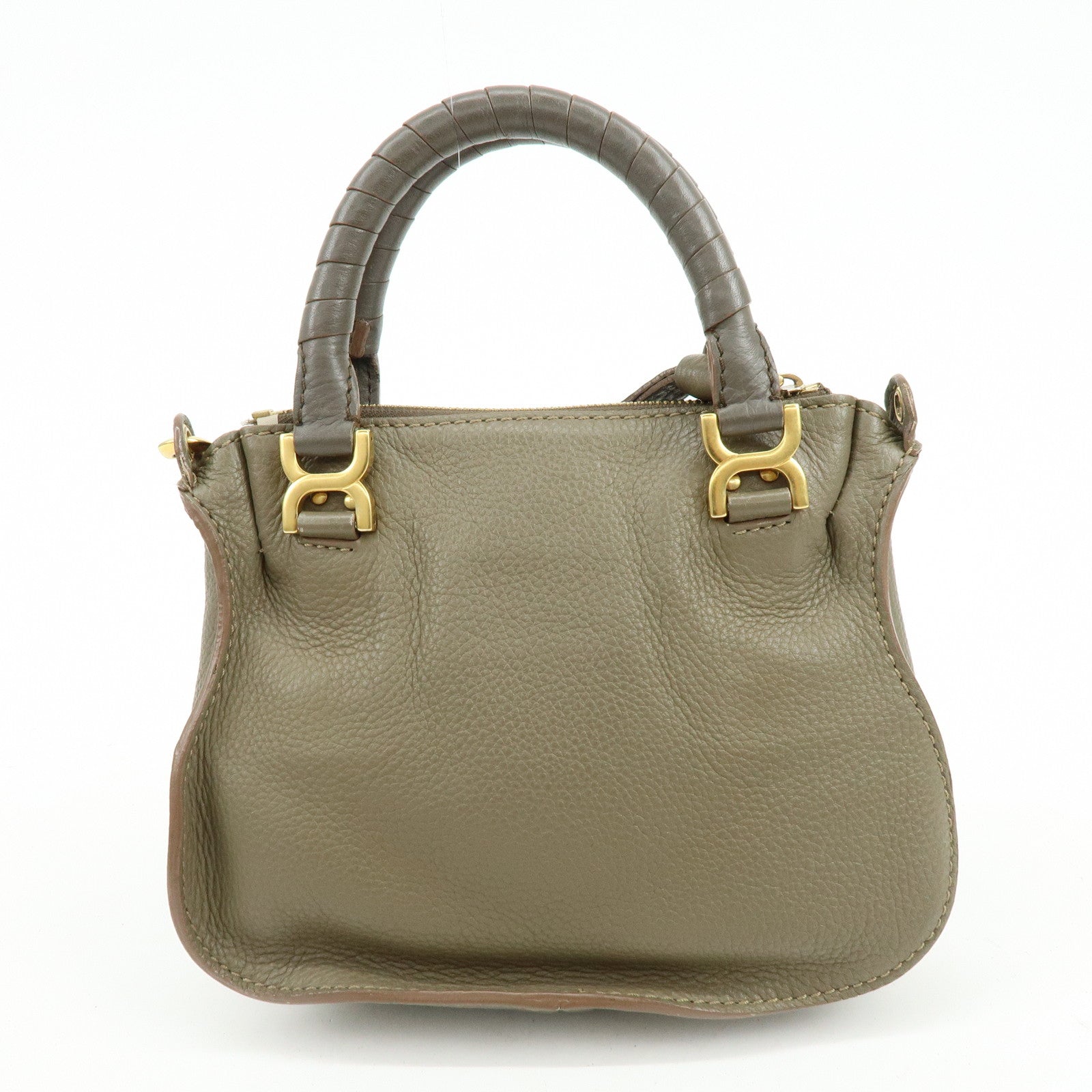 Chloe Mercy Leather 2Way Bag Shoulder Bag Brown