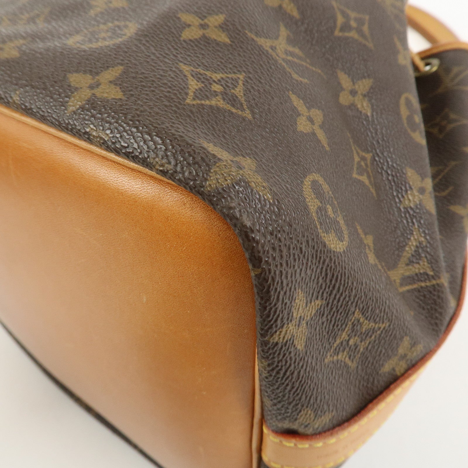 Louis Vuitton Monogram Petit Noe Shoulder Bag Brown M42226