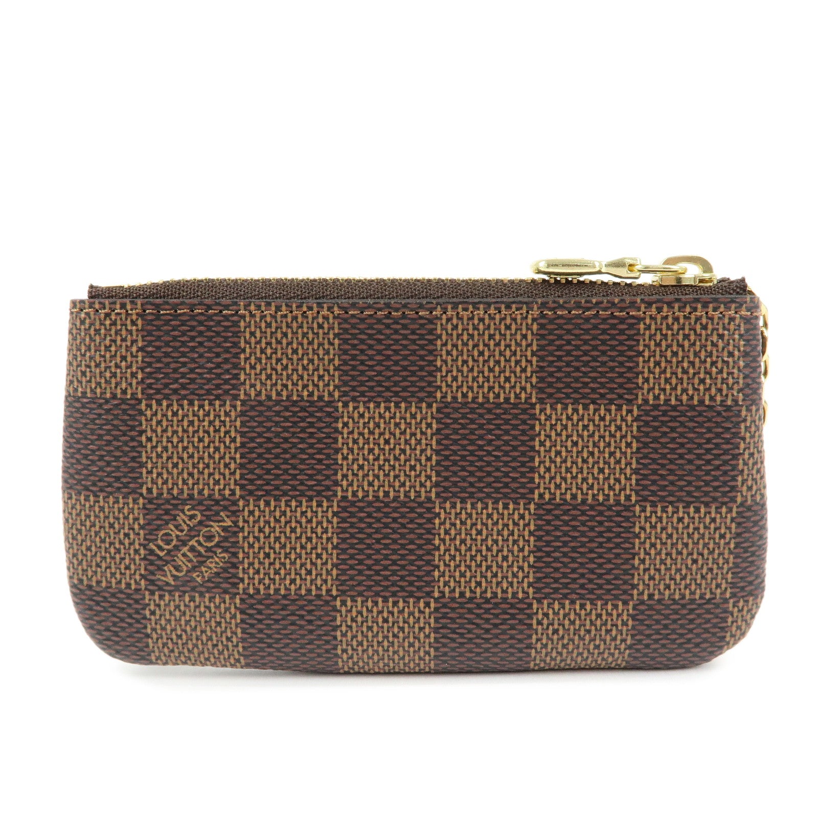 Louis Vuitton Damier Canvas Pochette Cles Damier Ebene N62658
