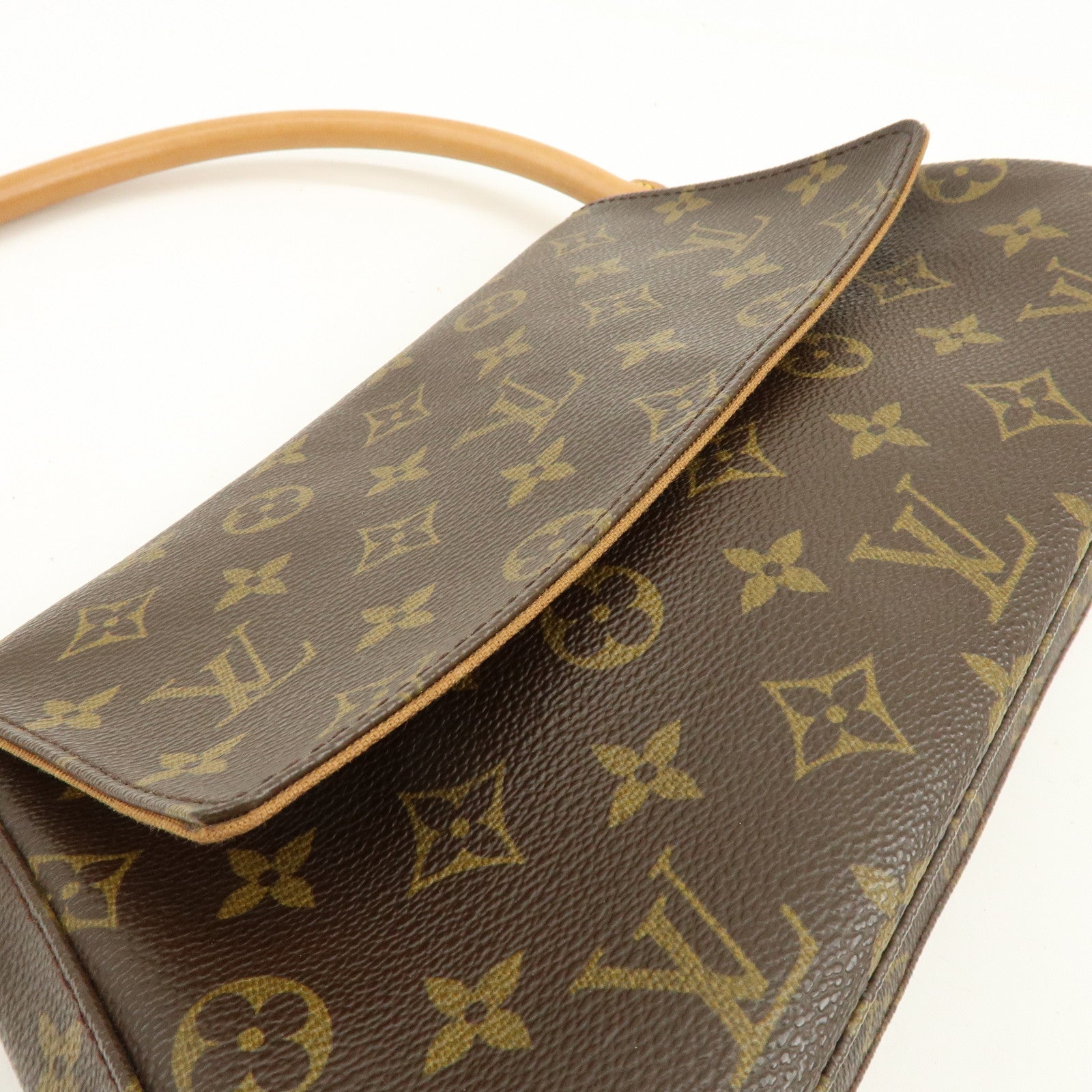 Louis Vuitton Monogram Mini Looping Shoulder Bag Brown M51147