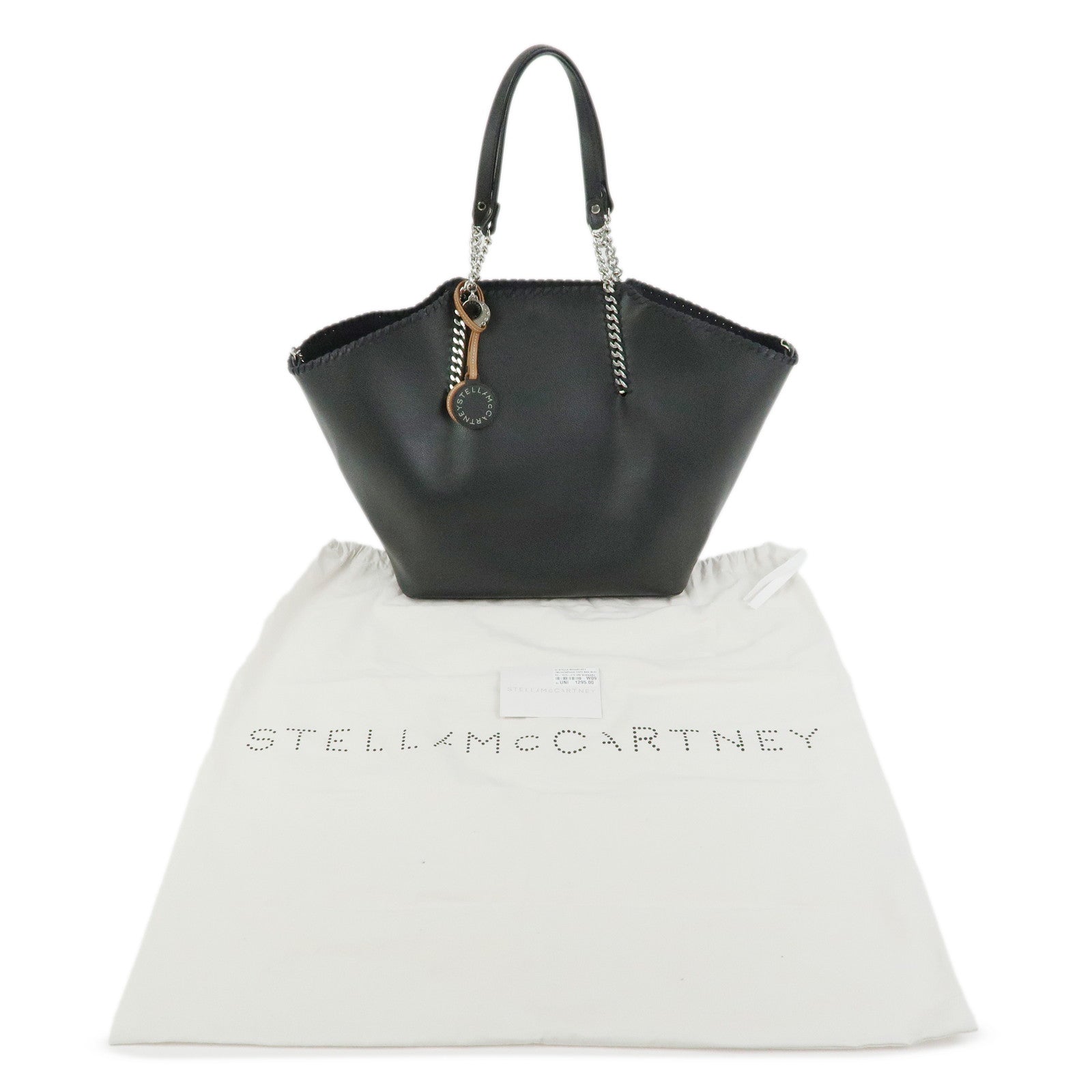 STELLA MCCARTNEY Faux Leather MIRUMﾂｮRe-Edition Tote Bag Black