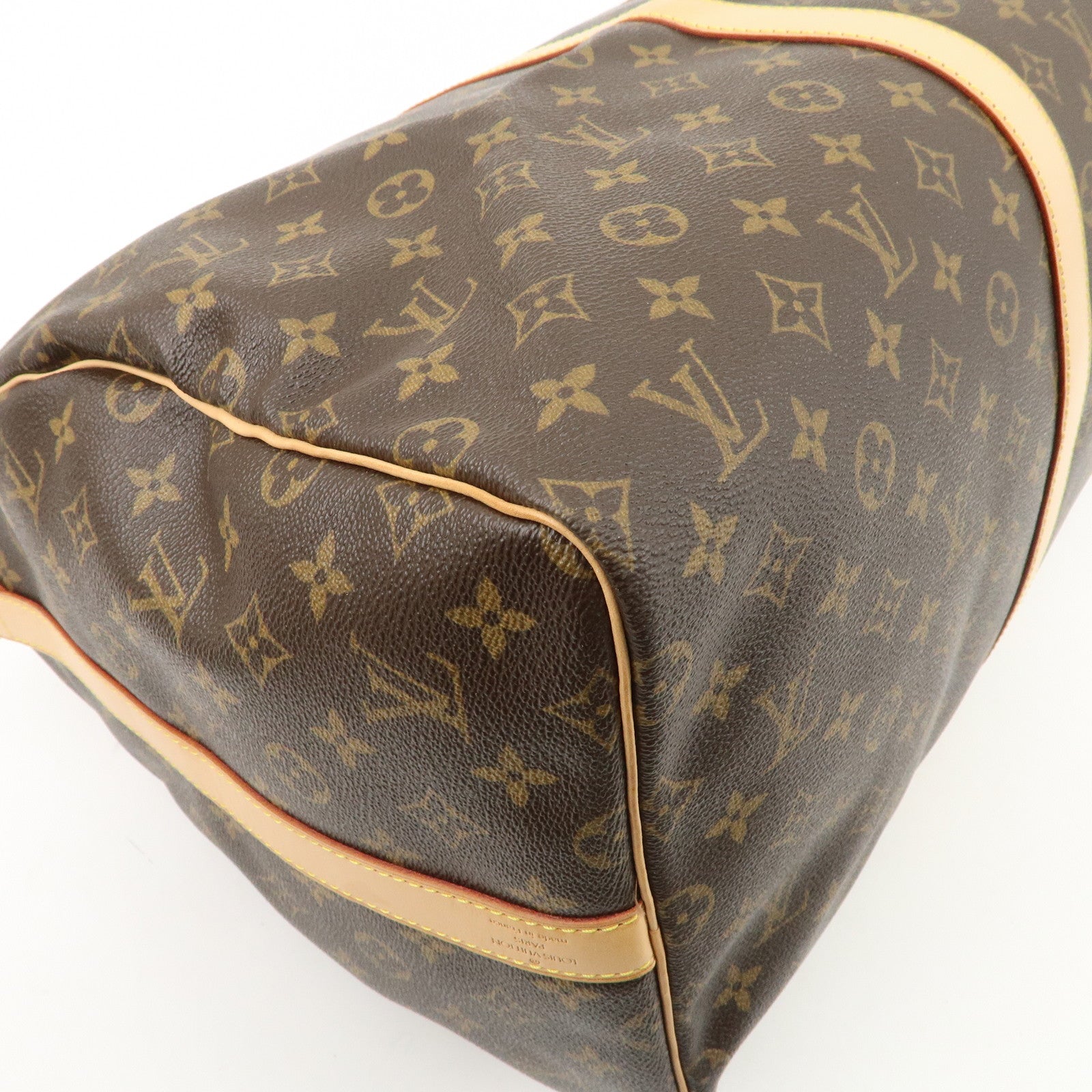 Louis Vuitton Monogram Keep All Bandouliere 55 Boston Bag M41414 Used