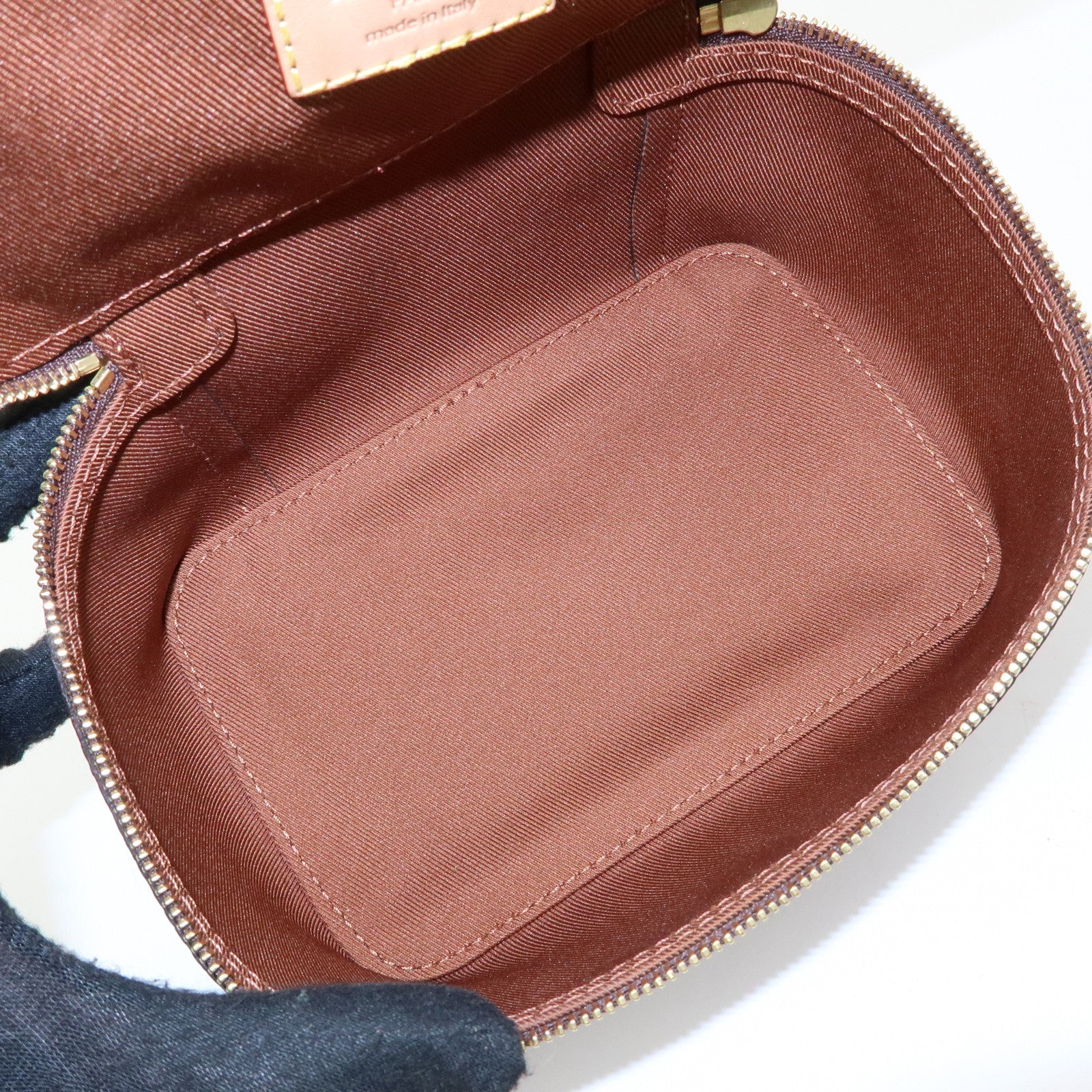 Louis Vuitton Monogram Cube de Rangement PM Pouch Brown M43688