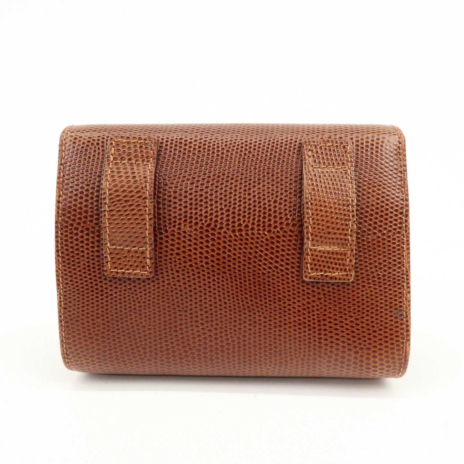 Ferragamo Vara Ribbon Embossed Leather 3Way Shoulder Waist Bag