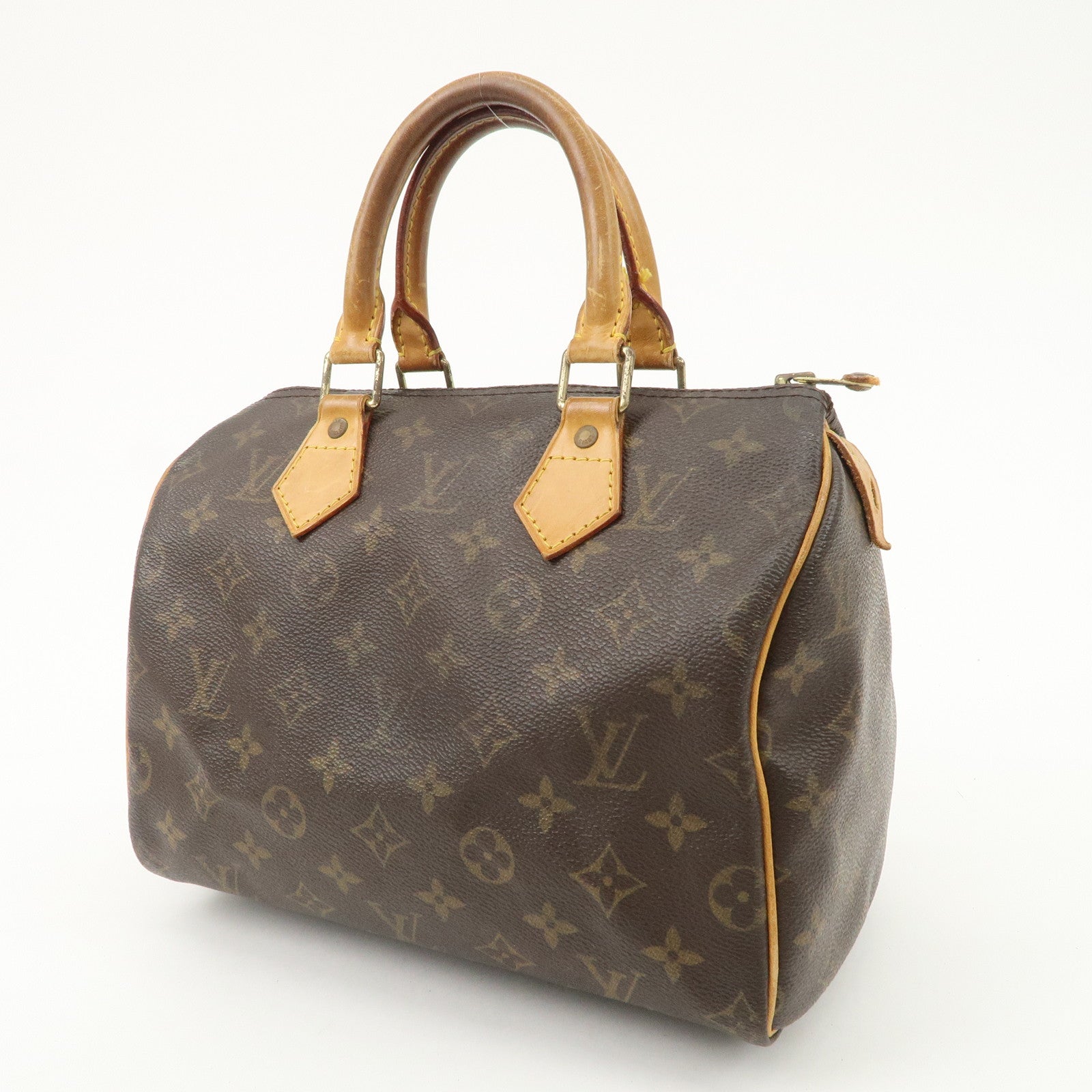 Louis Vuitton Monogram Speedy 25 Hand Bag Boston Bag M41528 Used