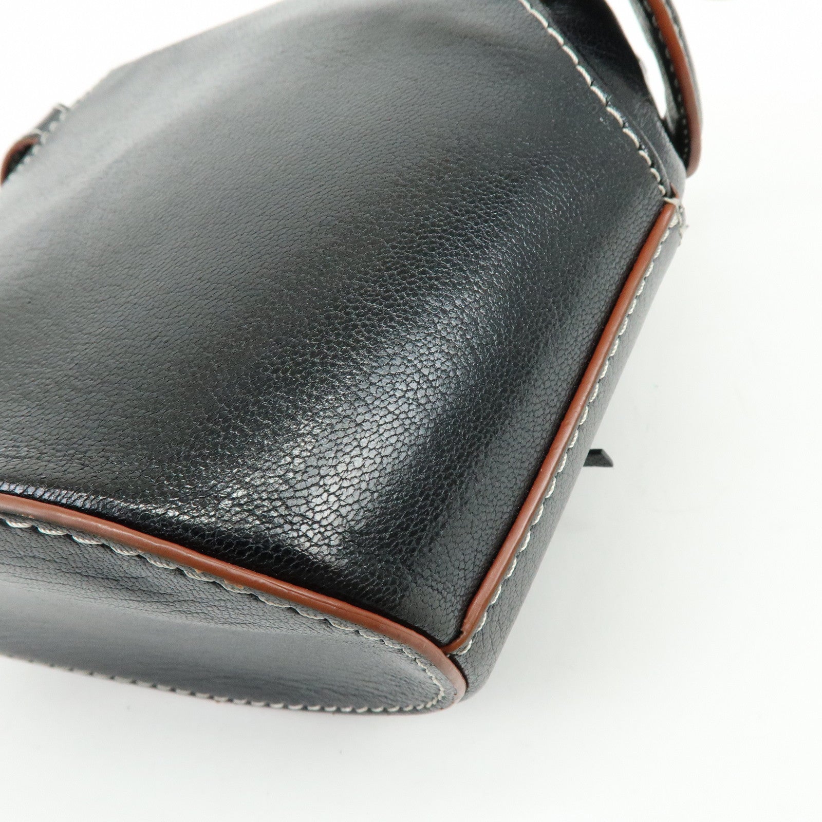 Chloe See by Chloe Leather Shoulder Crossbody Bag Black