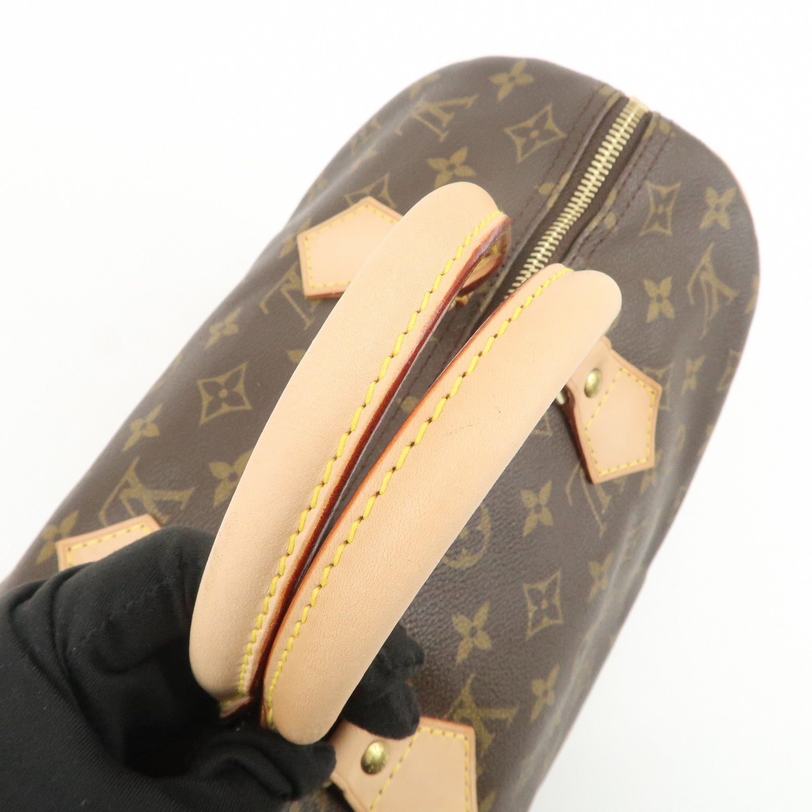 Louis Vuitton Monogram Speedy 30 Boston Bag Hand Bag Brown M41526