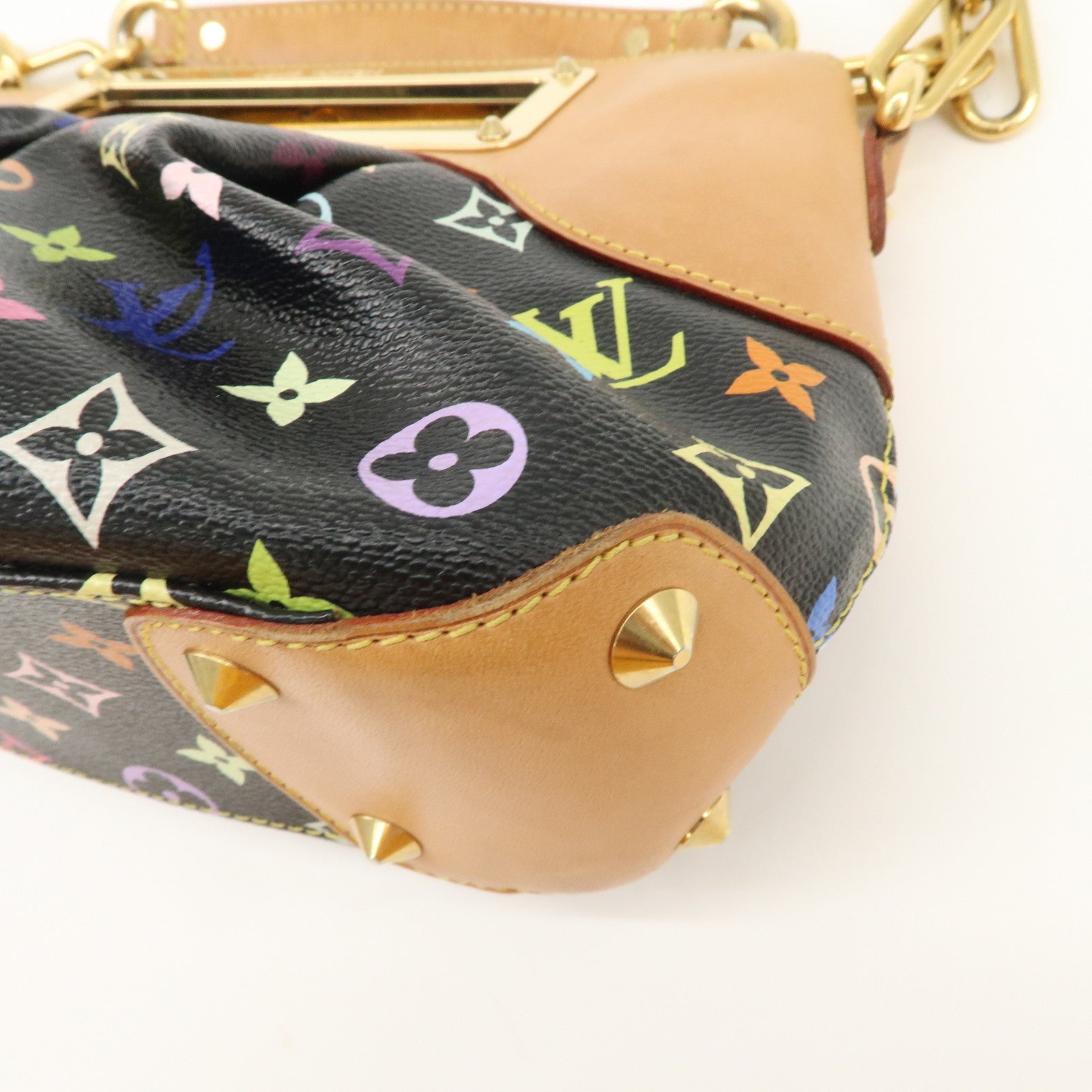 Louis Vuitton Monogram Multicolor Judy PM Hand Bag Noir M40258