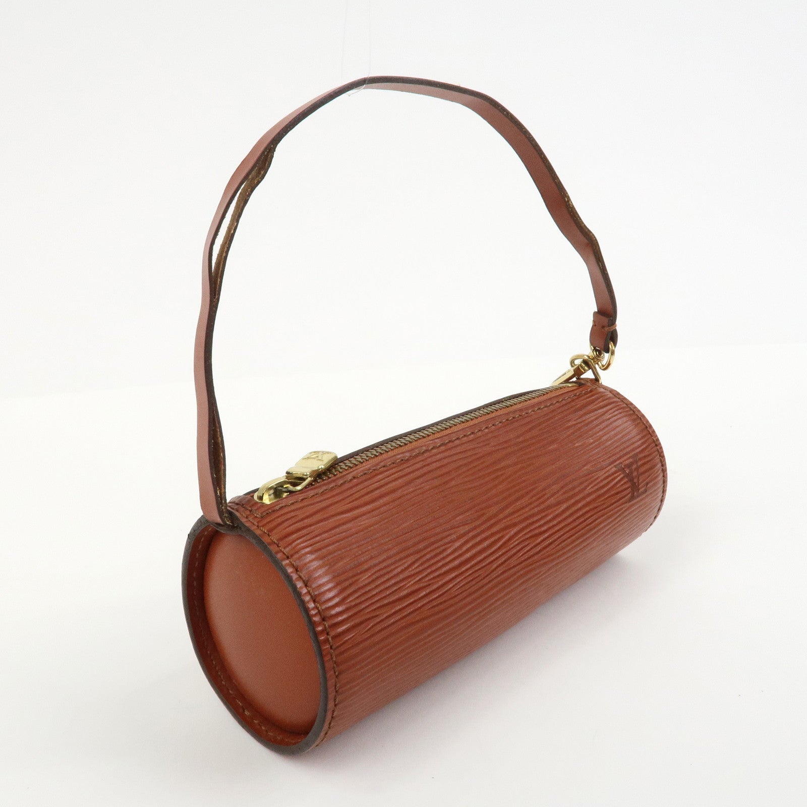 Louis Vuitton Epi Set of 3 Leather Soufflot Pouch Blue Kenya Brown