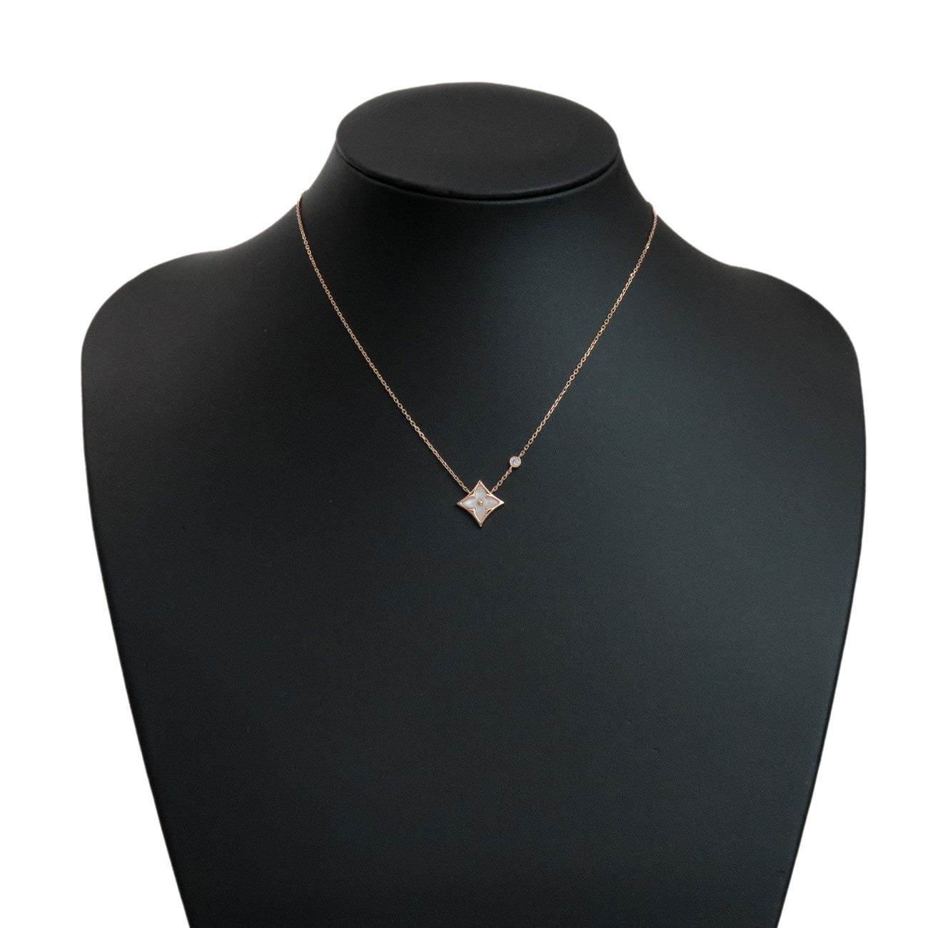 Louis Vuitton Pendant Color BlossomBB 1PDiamond Necklace K18 Q93892