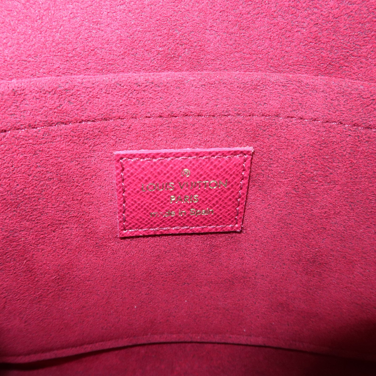 Louis Vuitton Monogram Pochette Félicie Shoulder Bag Brown M61276 Used