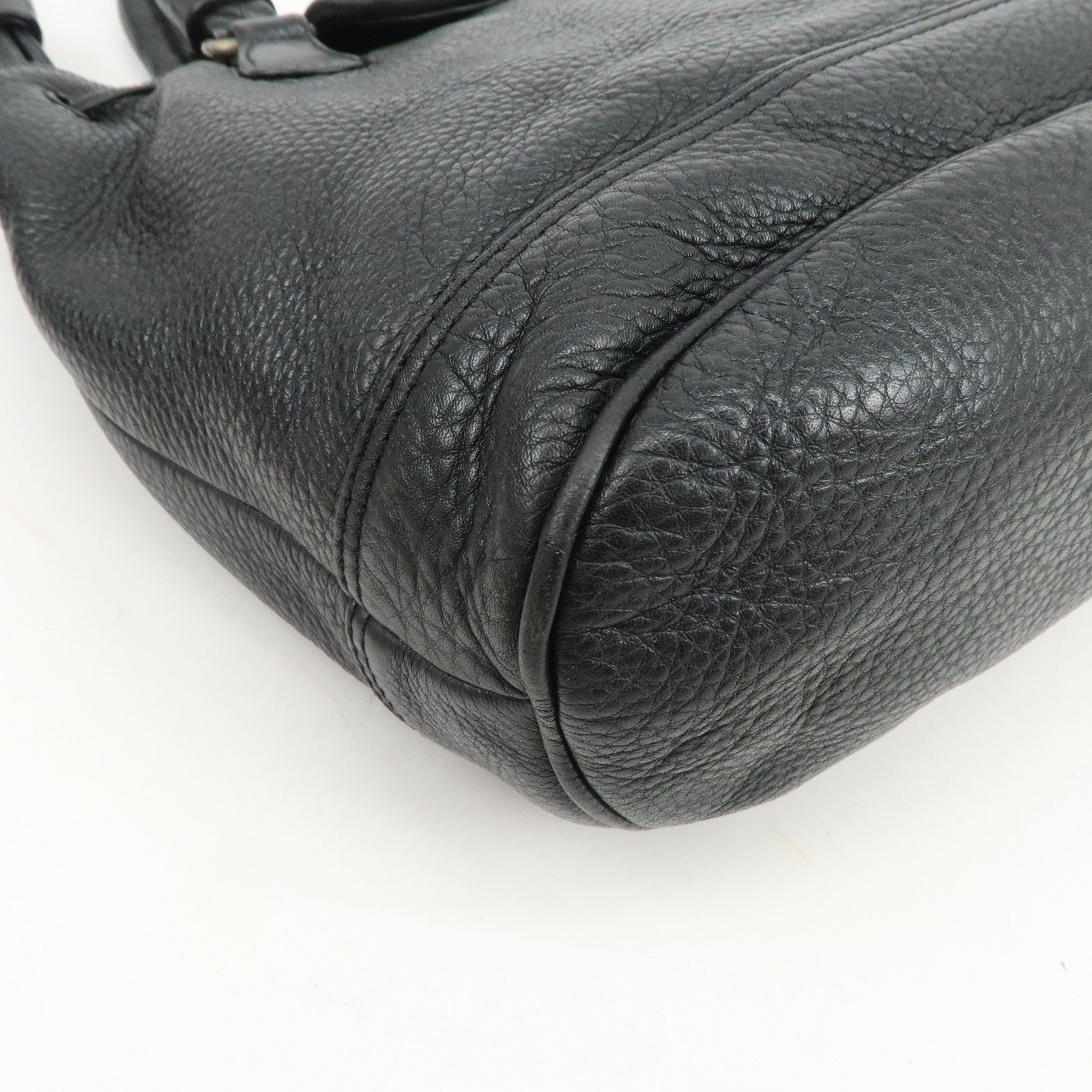 Chloe See By Chloe Cherry Leather 2Way Bag Hand Bag Black