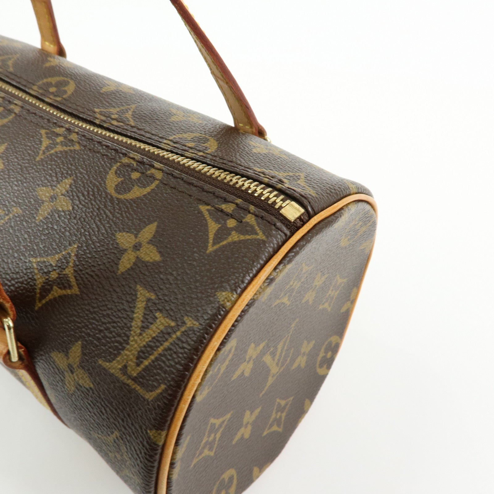 Louis Vuitton Monogram Papillon 26 Hand Bag Brown M51386