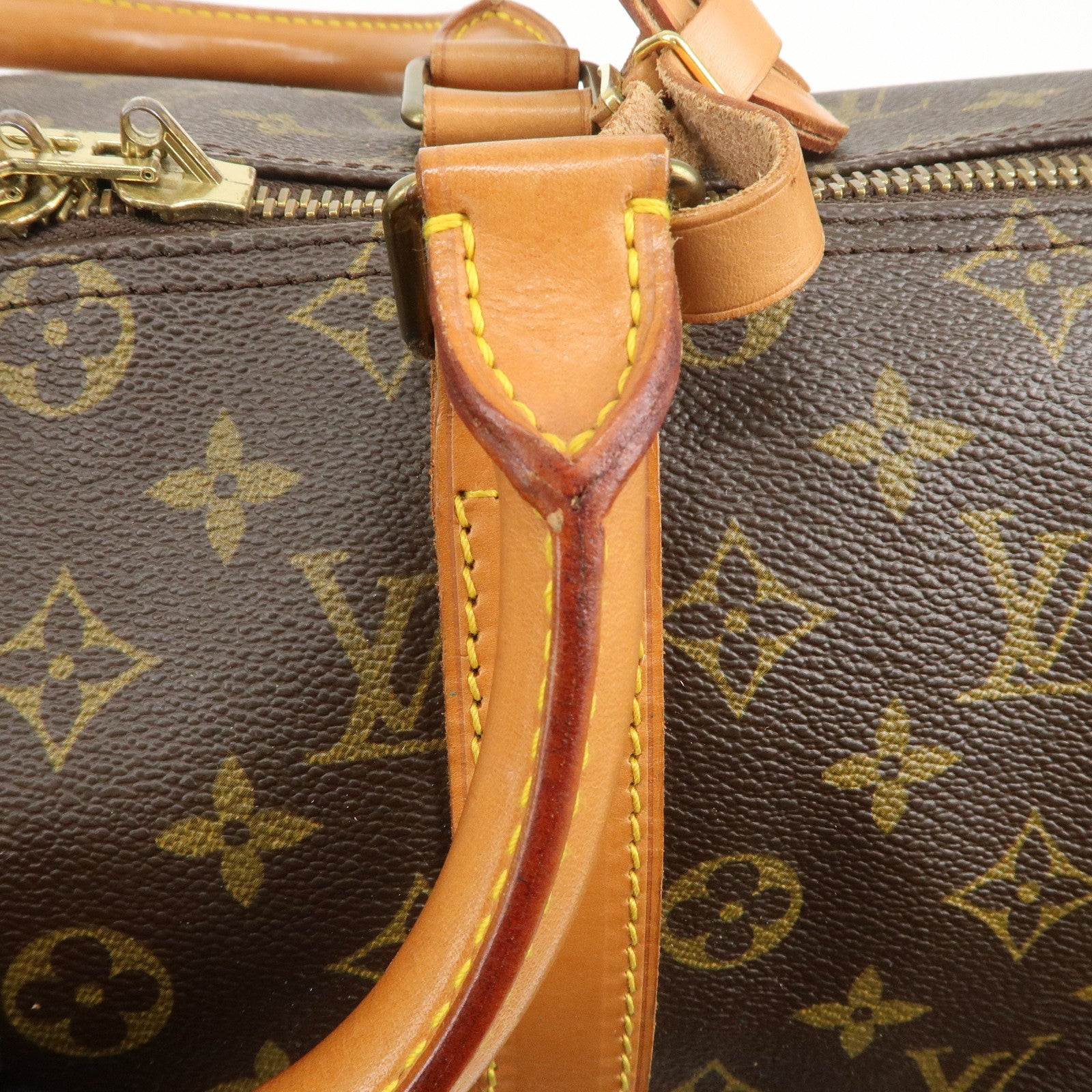Louis Vuitton Monogram Keep All Bandouliere 45 Boston Bag M41418