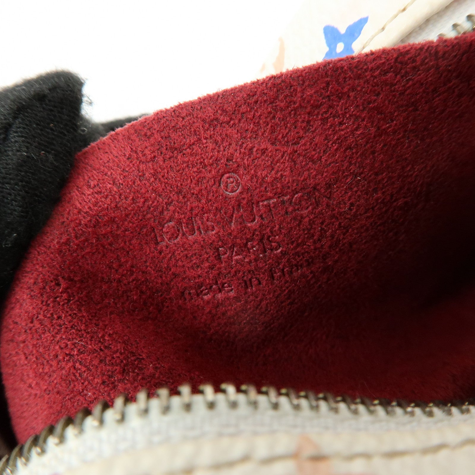 Louis Vuitton Monogram Multicolor Trousse Wapity Pouch Blanc M58033