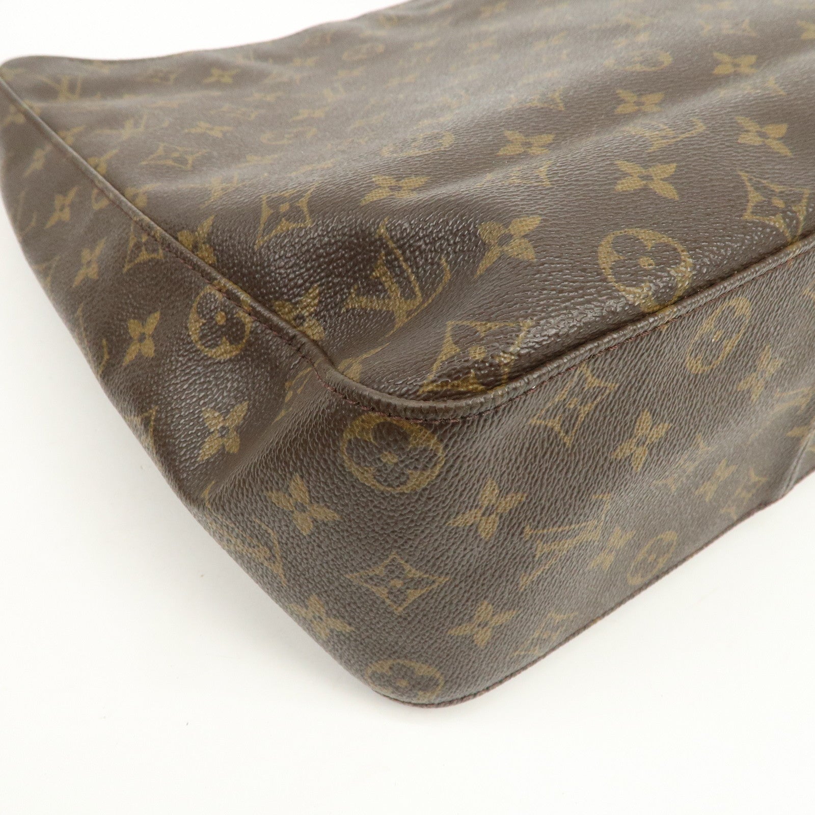 Louis Vuitton Monogram Looping GM Shoulder Bag Brown M51145