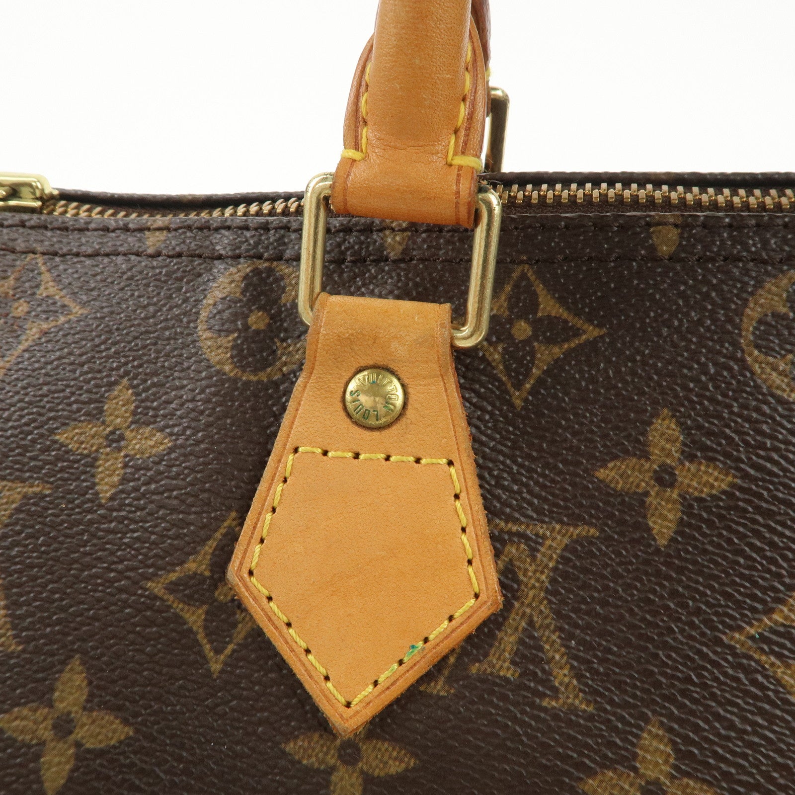 Louis Vuitton Monogram Speedy 30 Boston Bag Hand Bag Brown M41526