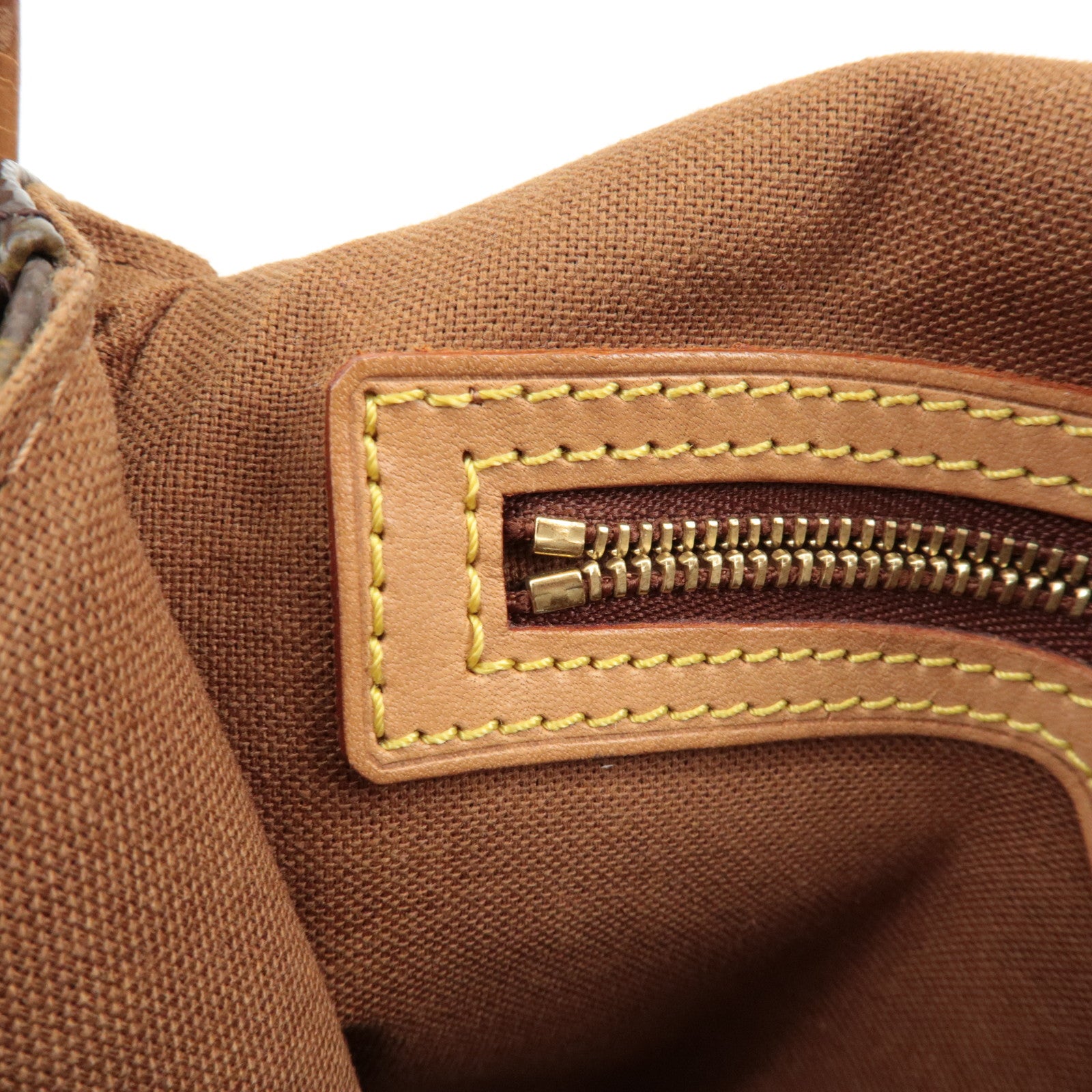 Louis Vuitton Monogram Mini Looping Shoulder Bag Brown M51147 Used