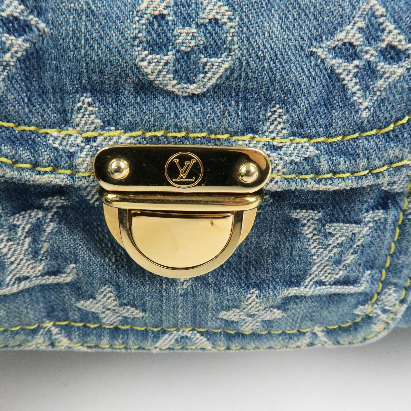 Louis Vuitton Monogram Denim Neo Speedy Boston Bag Blue M95019