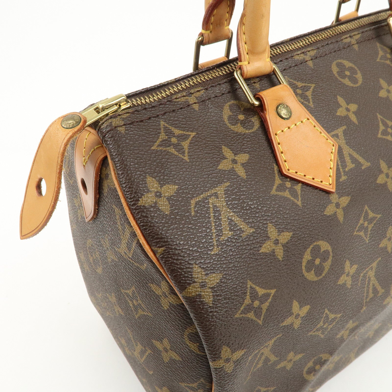 Louis Vuitton Monogram Speedy 30 Boston Bag Hand Bag Brown M41526